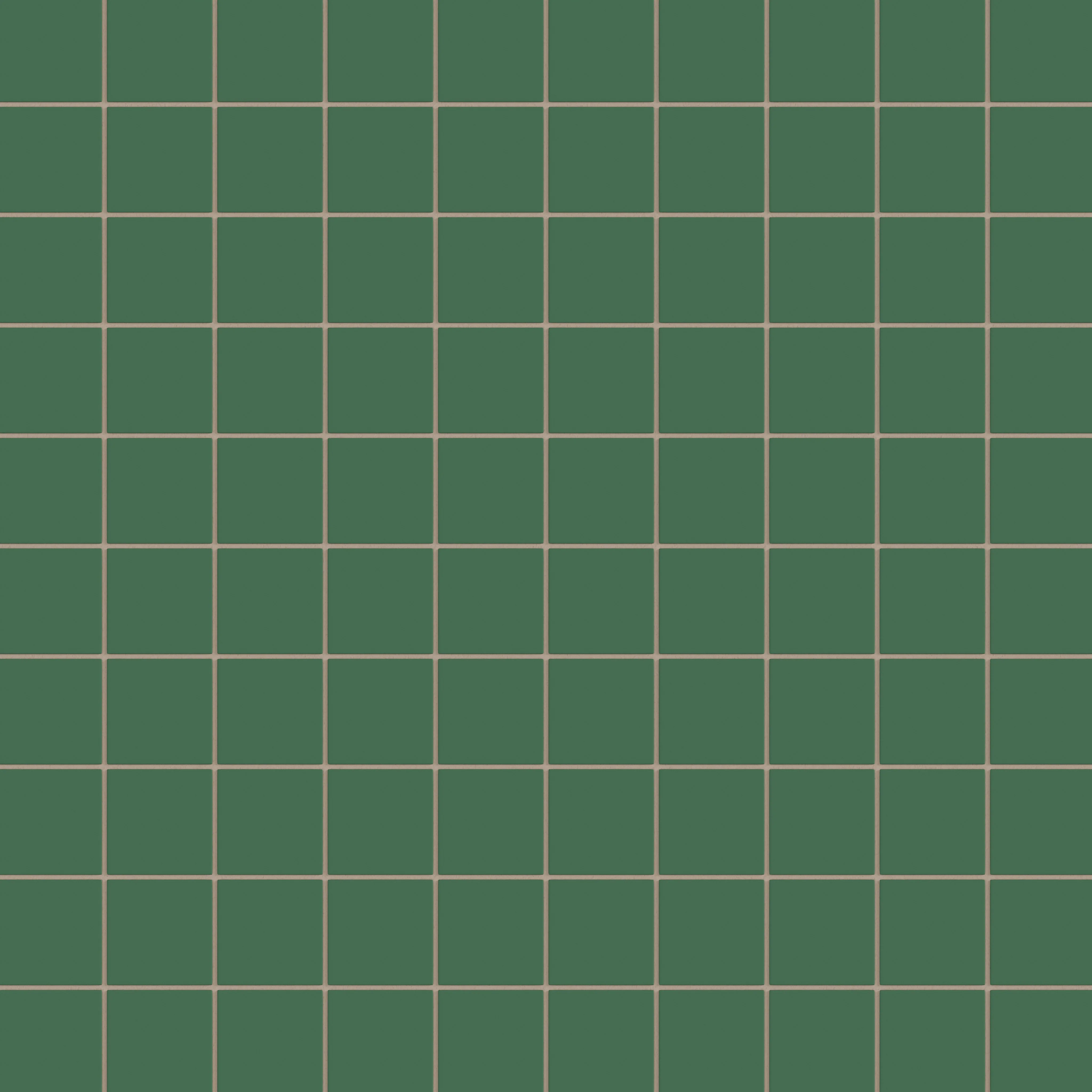 3x3 Straight Set Sheeted Natural Press Ceramic Mosaic Tile in Viridian Matte - Storm Tile LLC