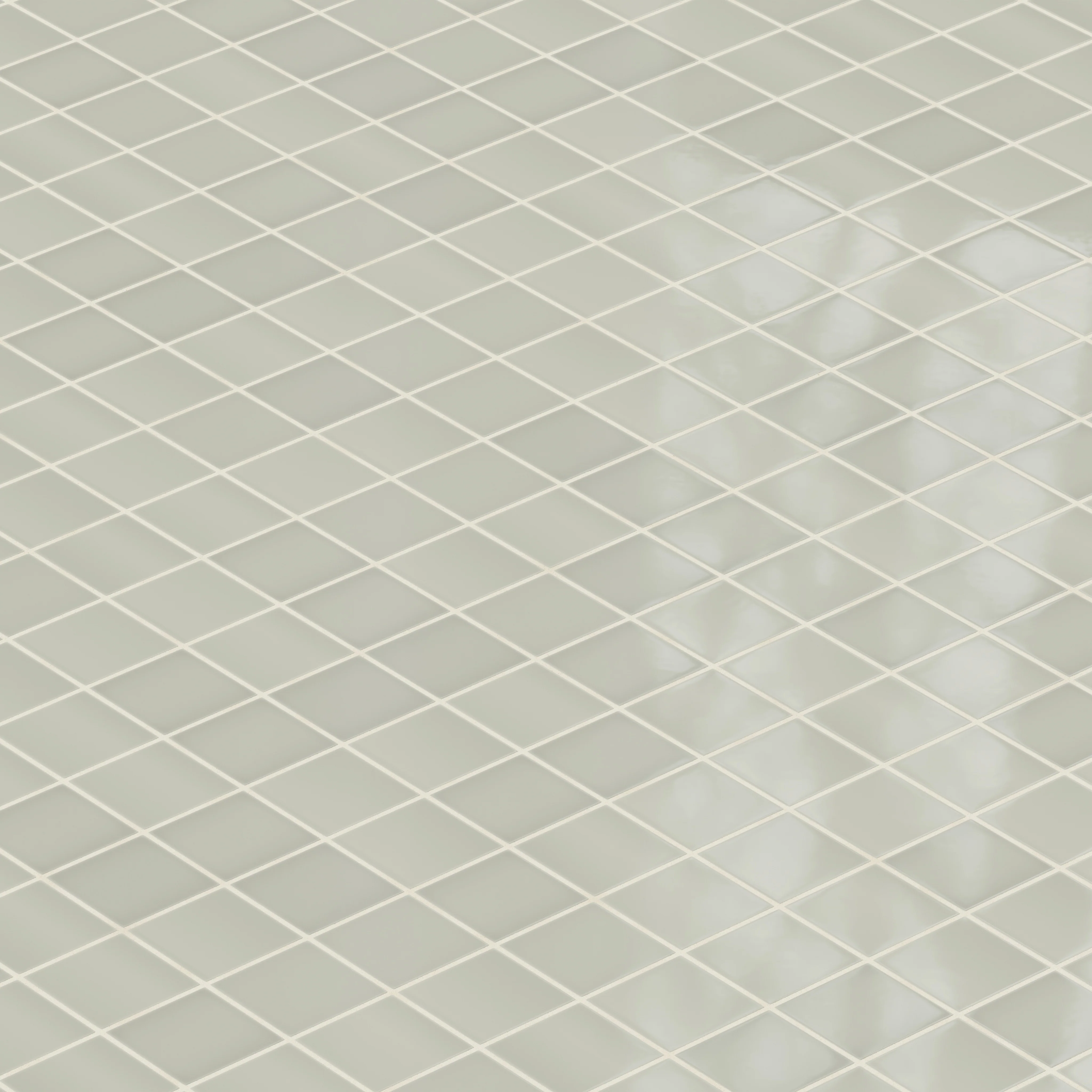 3x3 Straight Set Sheeted Natural Press Ceramic Mosaic Tile in Manzanita Gloss - Storm Tile LLC