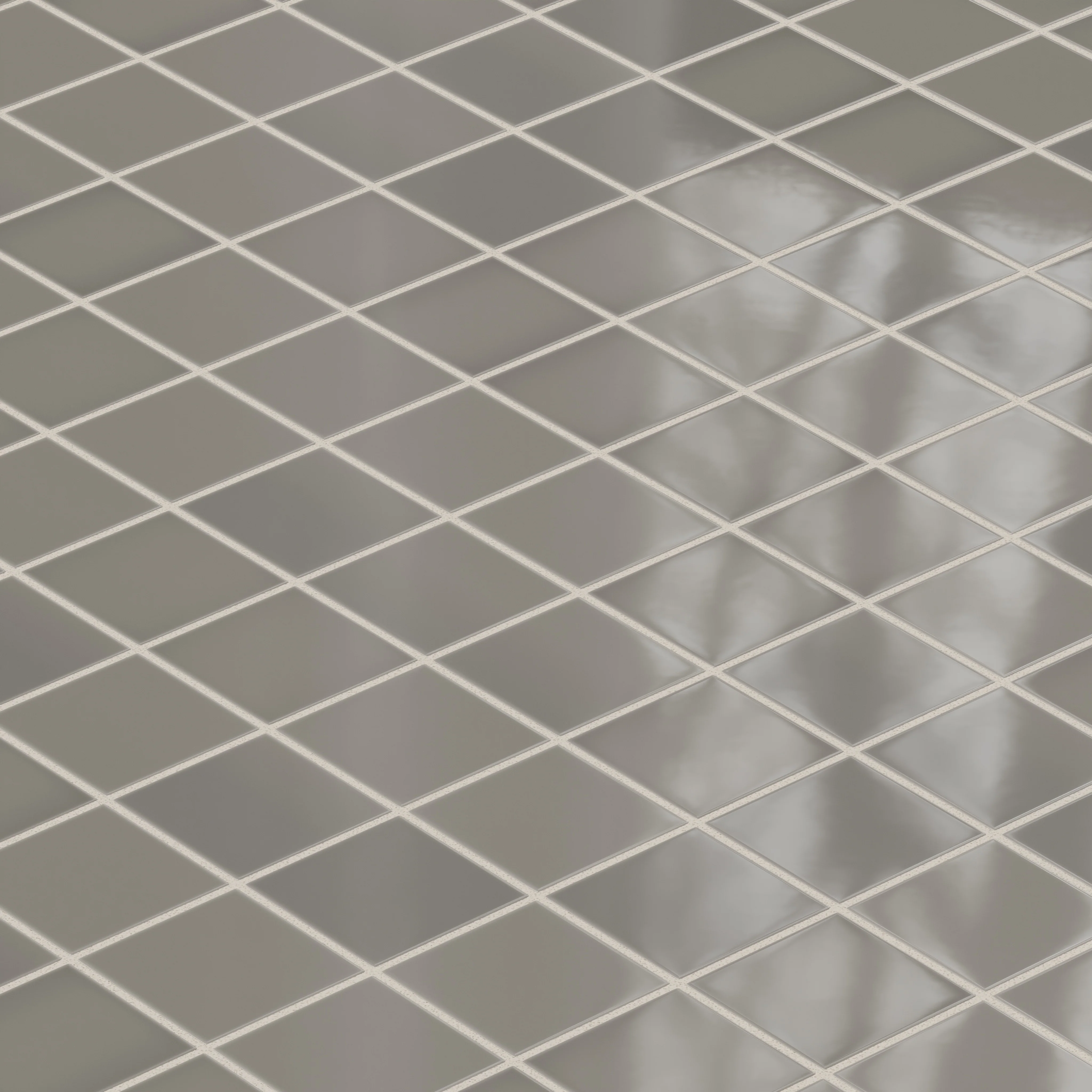 3x3 Straight Set Sheeted Natural Press Ceramic Mosaic Tile in Timberline Gloss - Storm Tile LLC