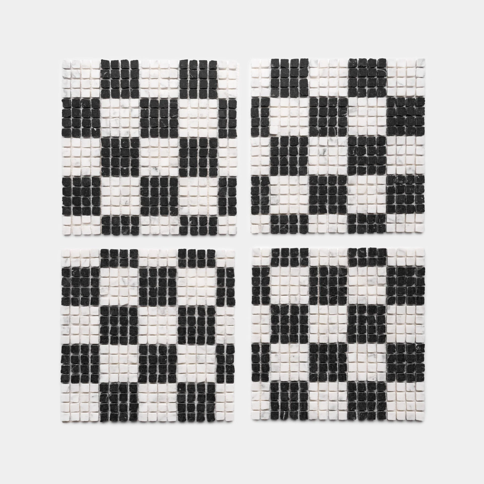 Check in Carrara + Nero Marquina - Storm Tile LLC