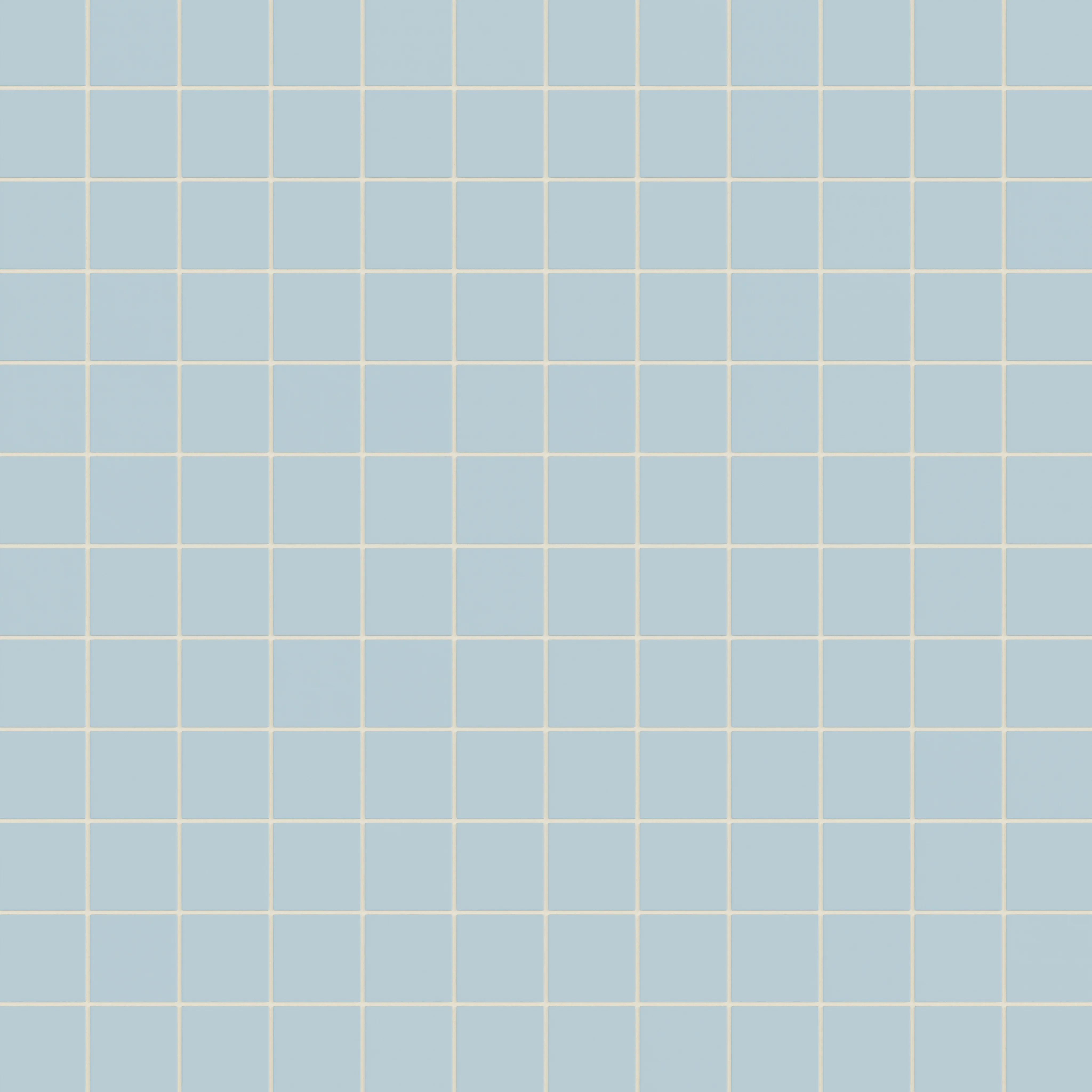 3x3 Straight Set Sheeted Natural Press Ceramic Mosaic Tile in Egyptian Blue Matte - Storm Tile LLC