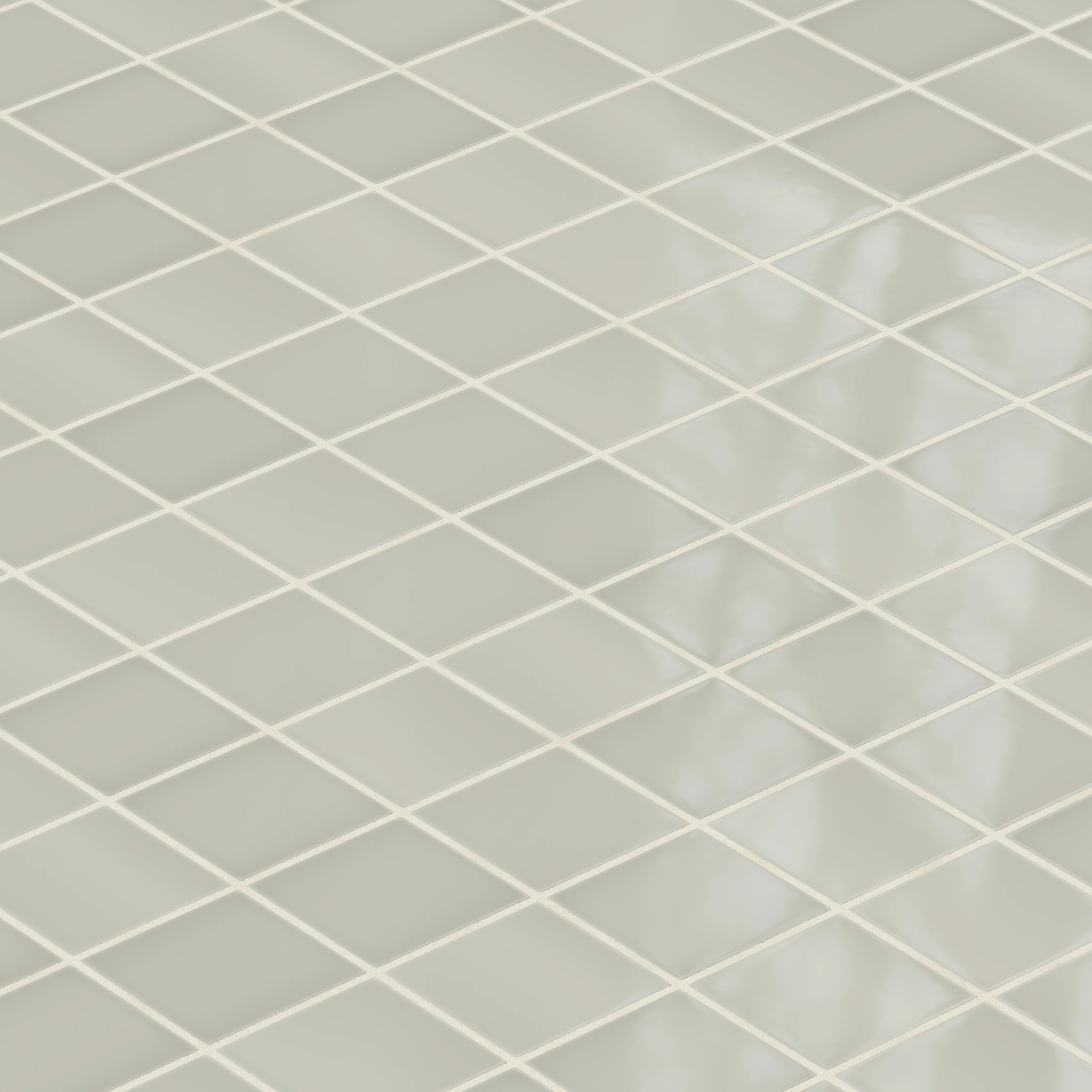 3x3 Straight Set Sheeted Natural Press Ceramic Mosaic Tile in Manzanita Gloss - Storm Tile LLC