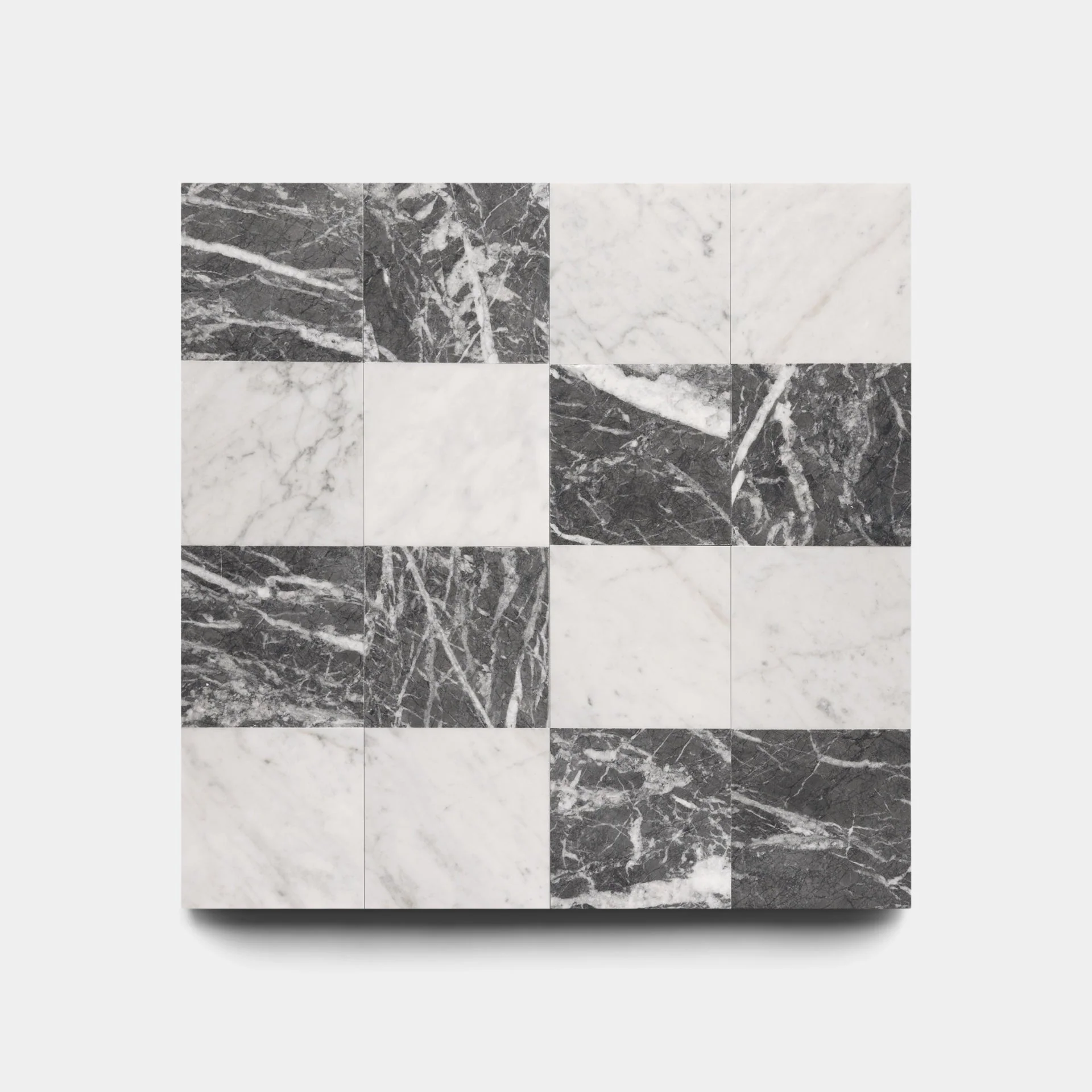 Piazzetta in Carrara + Grigio Carnico - Storm Tile LLC