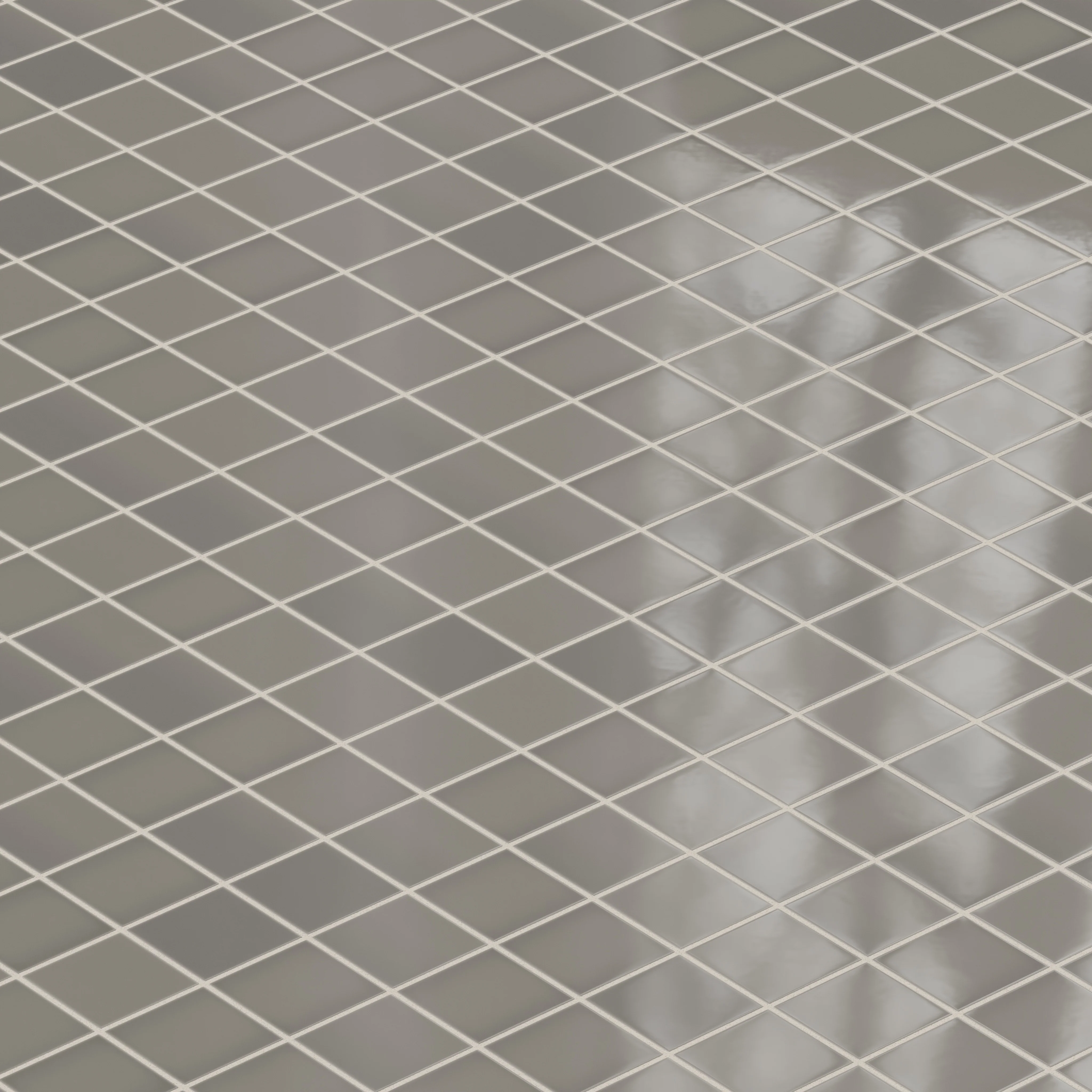 3x3 Straight Set Sheeted Natural Press Ceramic Mosaic Tile in Timberline Gloss - Storm Tile LLC