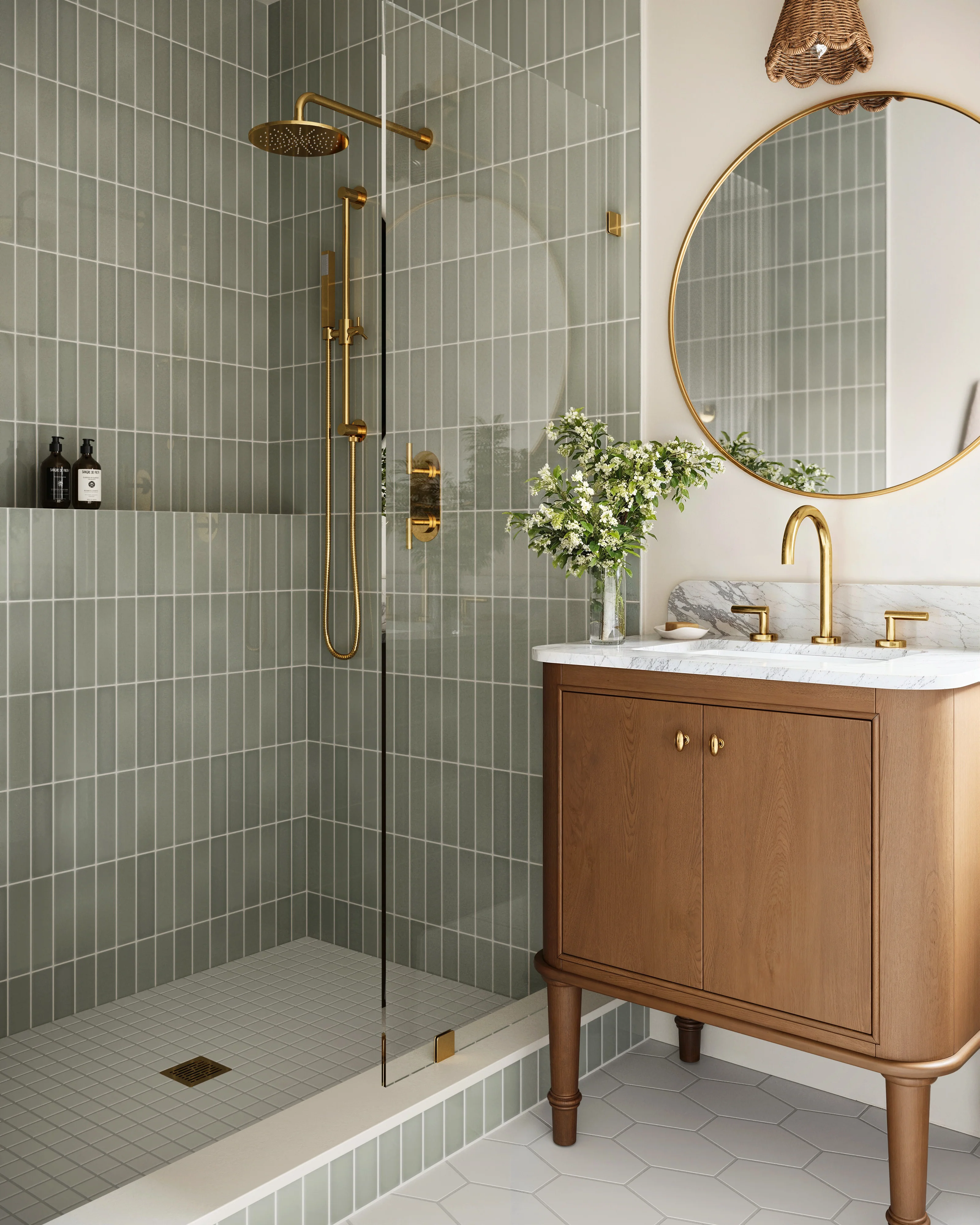 2x2 Straight Set Sheeted Natural Press Ceramic Mosaic Tile in Salt Creek Matte - Storm Tile LLC
