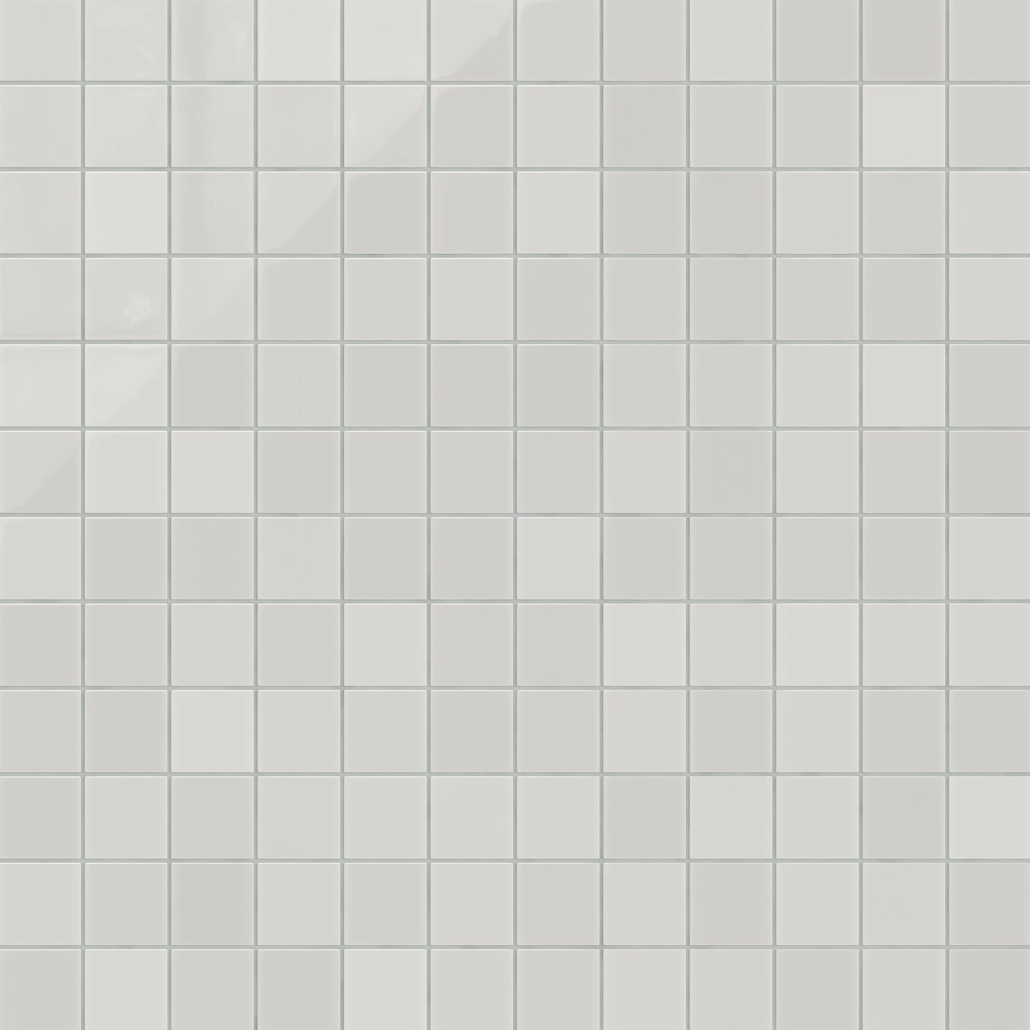 3x3 Straight Set Sheeted Natural Press Ceramic Mosaic Tile in Cloud Cover Gloss - Storm Tile LLC