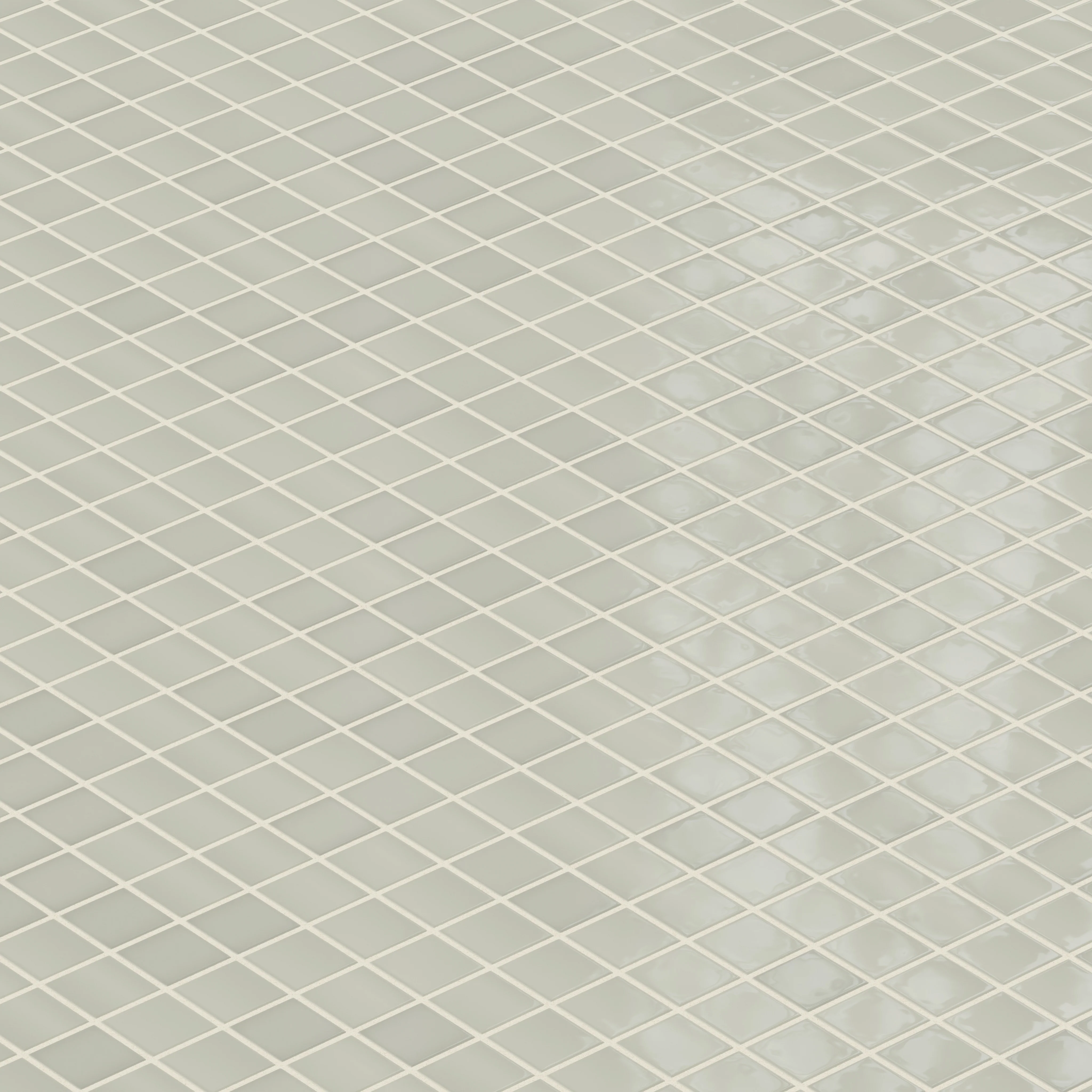 2x2 Straight Set Sheeted Natural Press Ceramic Mosaic Tile in Manzanita Gloss - Storm Tile LLC