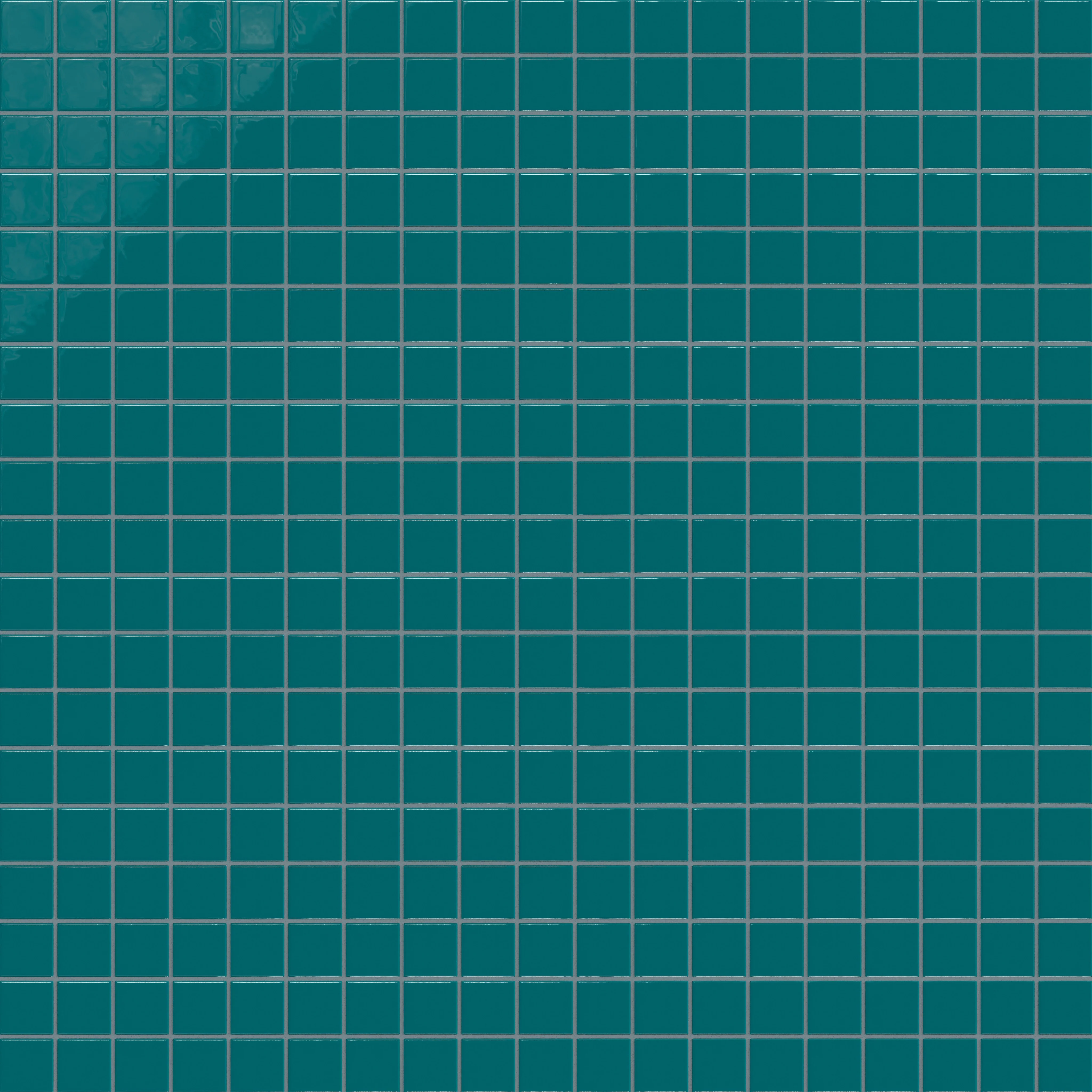 2x2 Straight Set Sheeted Natural Press Ceramic Mosaic Tile in Maya Blue Gloss - Storm Tile LLC