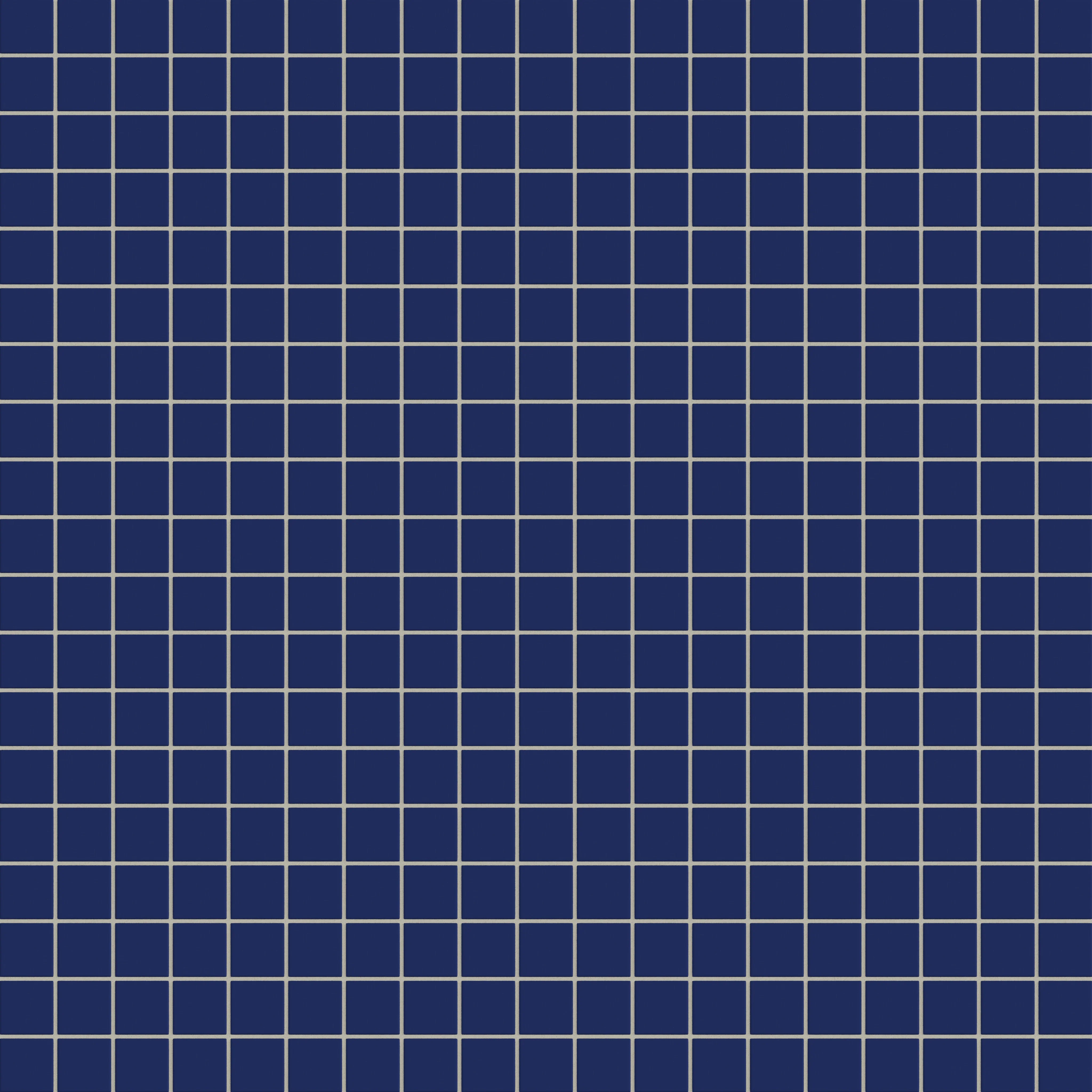2x2 Straight Set Sheeted Natural Press Ceramic Mosaic Tile in Ultramarine Matte - Storm Tile LLC