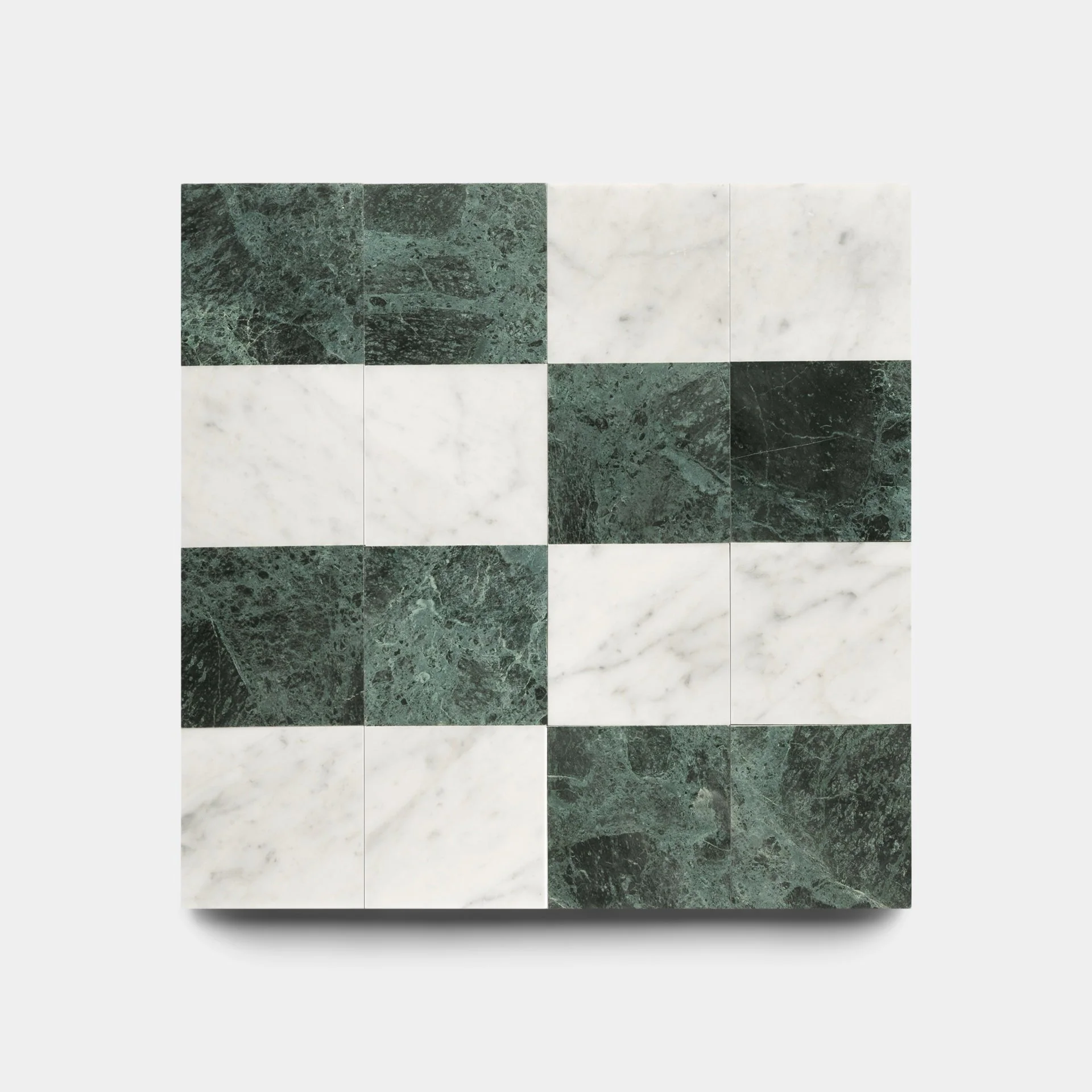 Piazzetta in Carrara + Verde Alpi - Storm Tile LLC