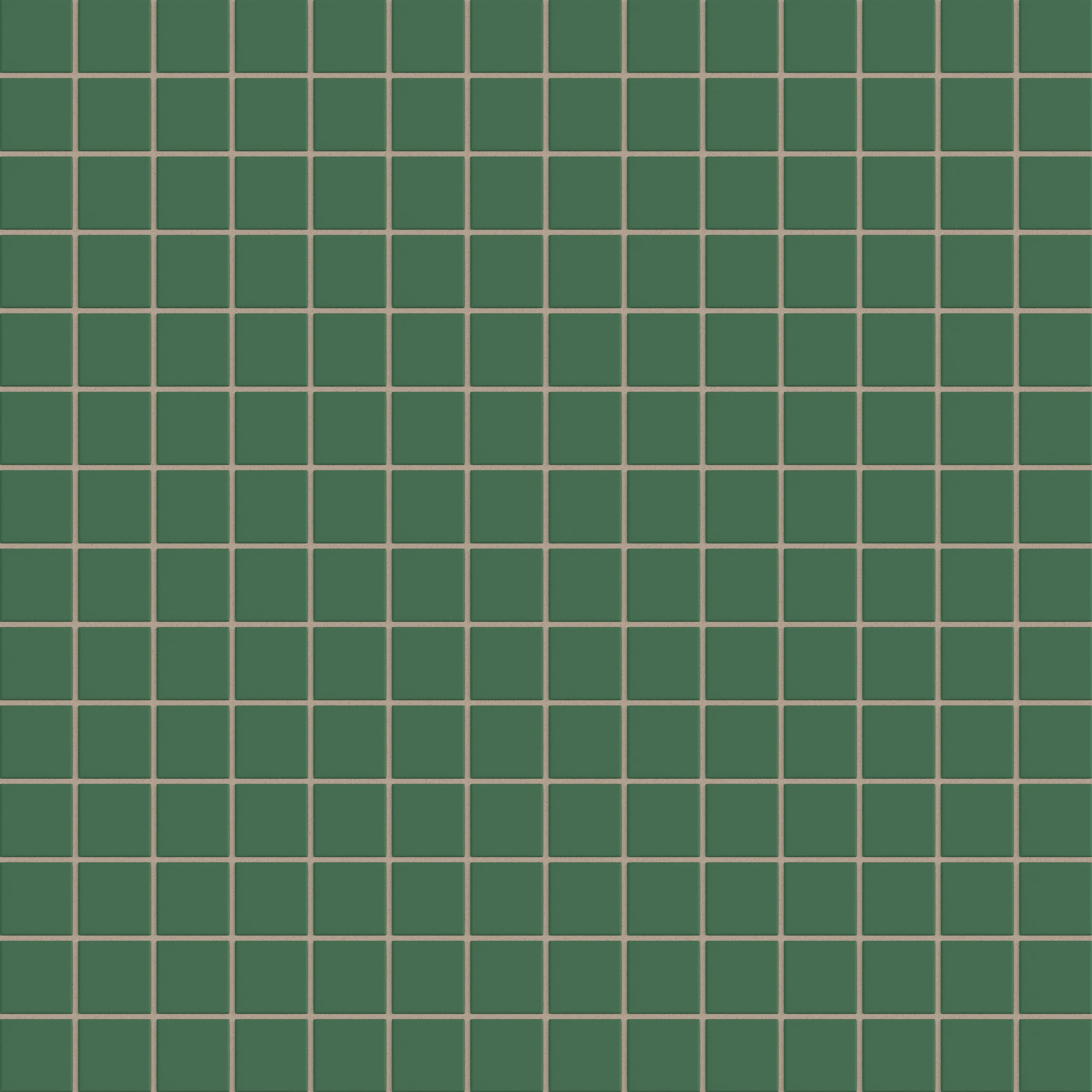 2x2 Straight Set Sheeted Natural Press Ceramic Mosaic Tile in Viridian Matte - Storm Tile LLC