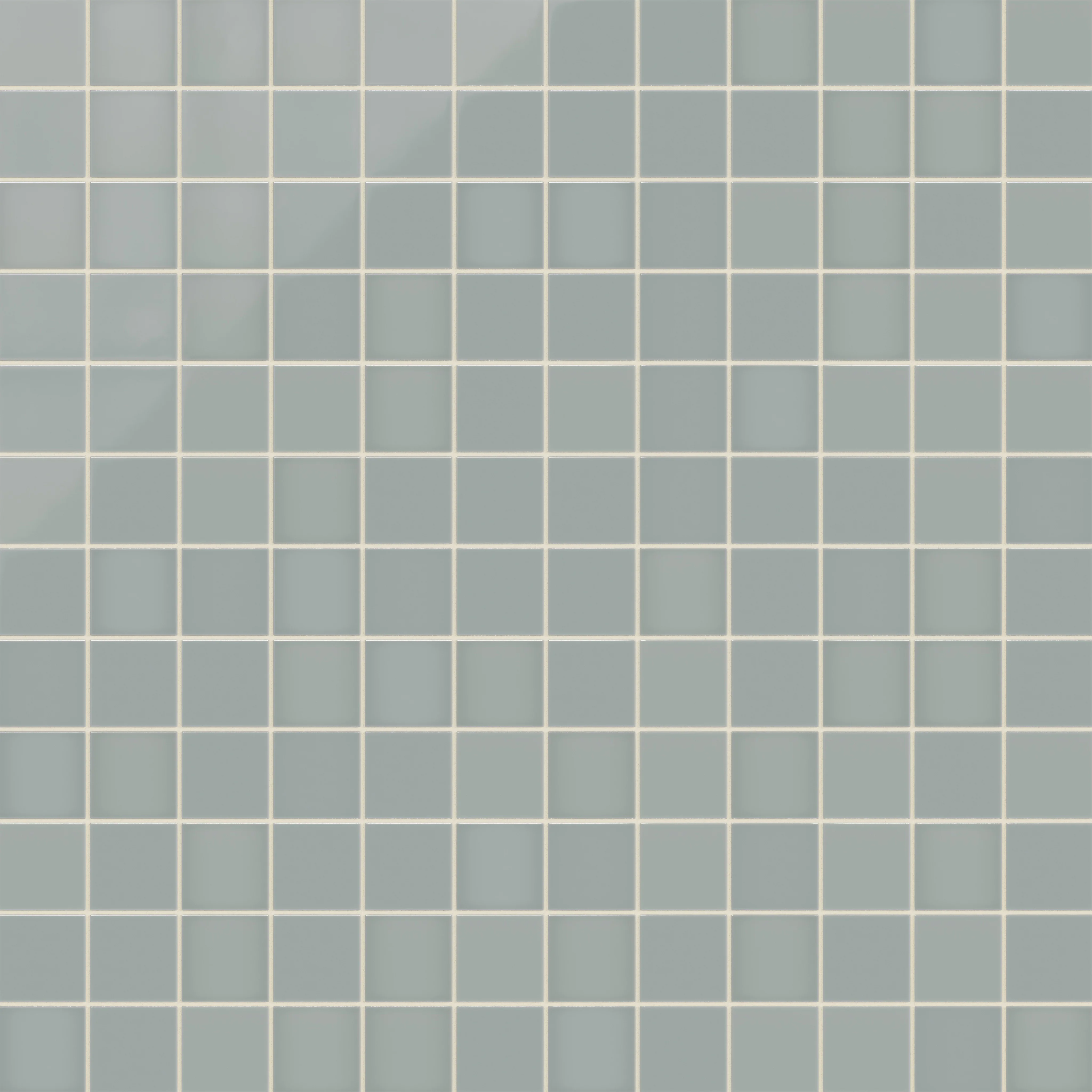 3x3 Straight Set Sheeted Natural Press Ceramic Mosaic Tile in Hood River Gloss - Storm Tile LLC