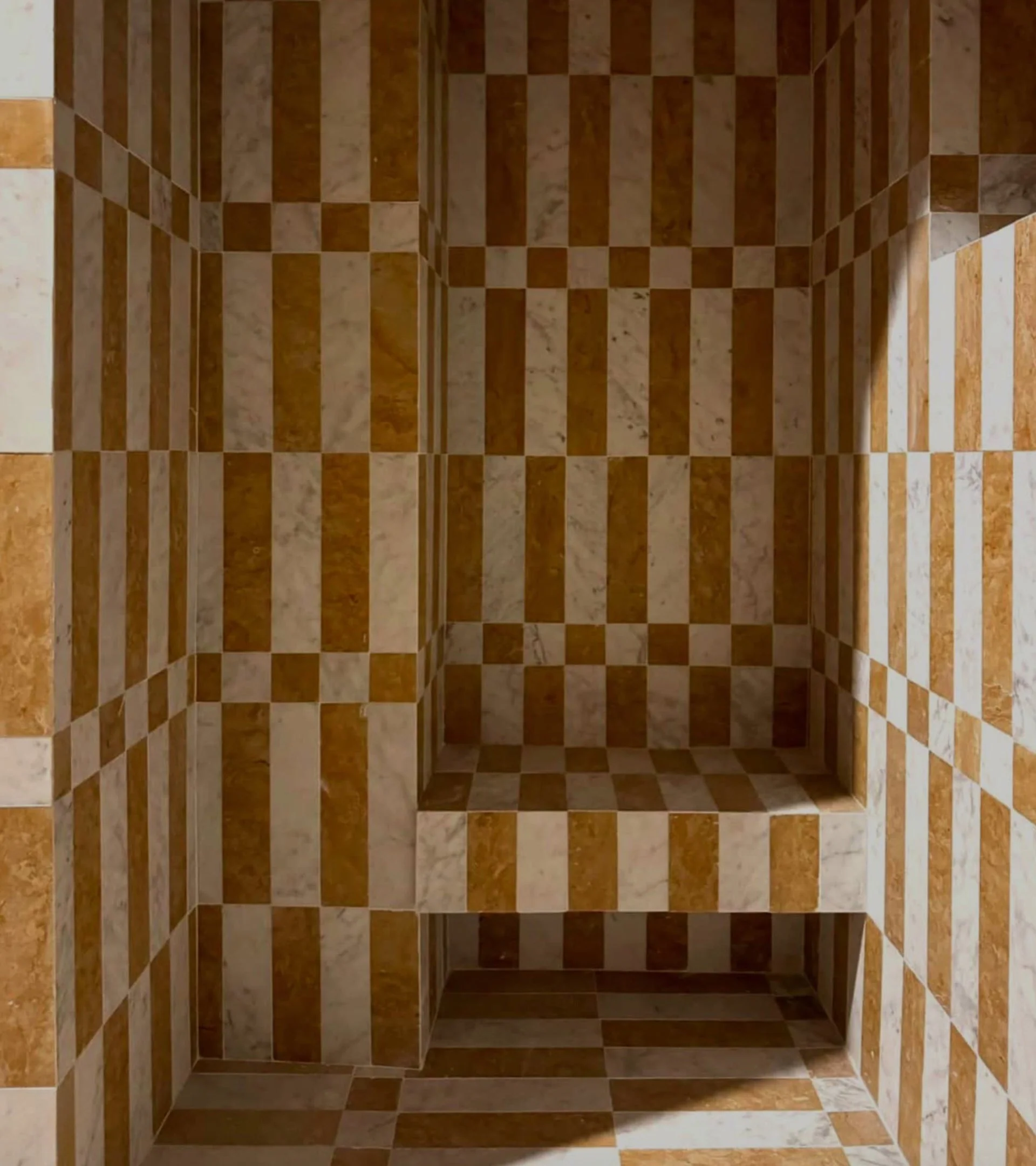 Lucca in Carrara + Giallo Reale - Storm Tile LLC