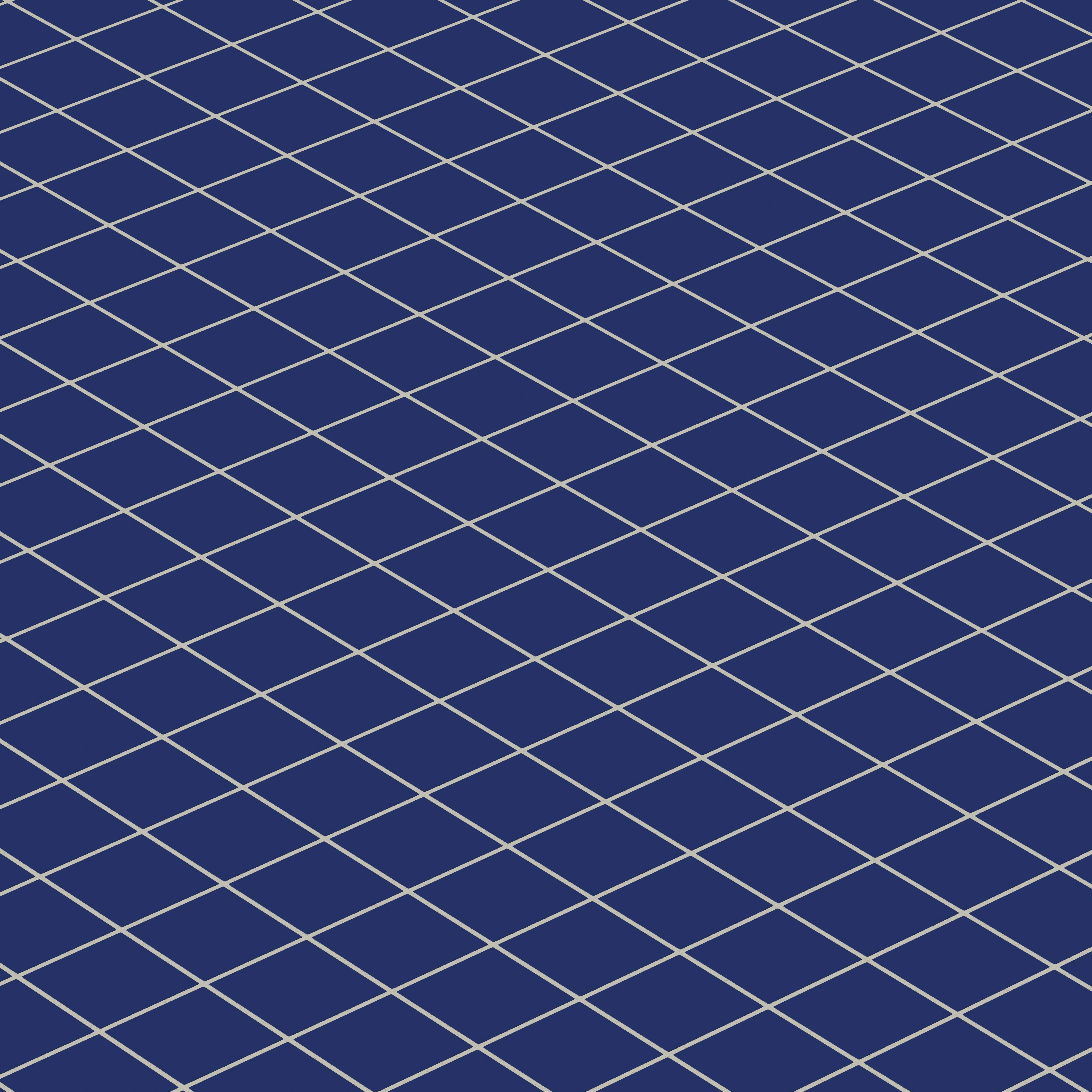3x3 Straight Set Sheeted Natural Press Ceramic Mosaic Tile in Ultramarine Matte - Storm Tile LLC