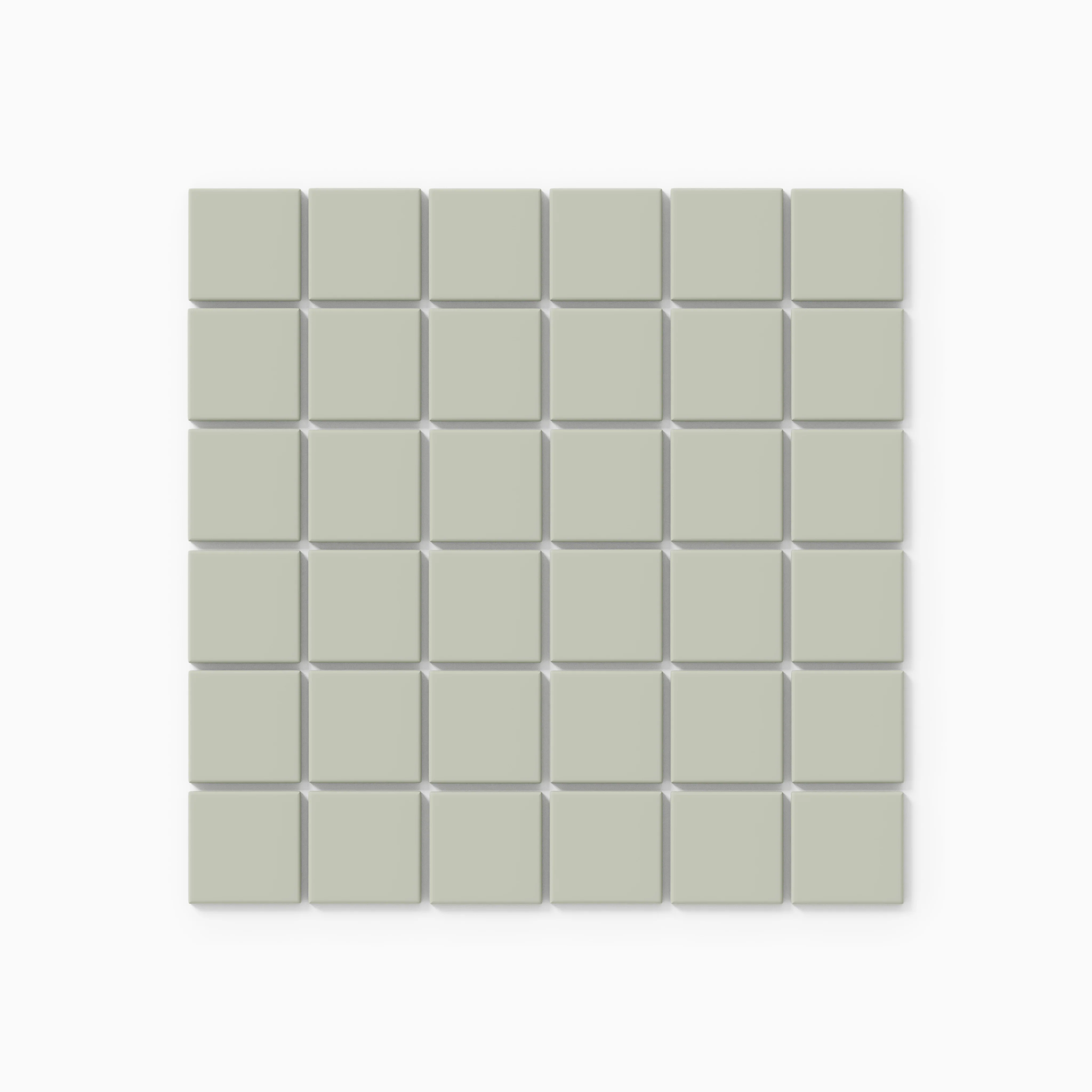 2x2 Straight Set Sheeted Natural Press Ceramic Mosaic Tile in Manzanita Matte - Storm Tile LLC