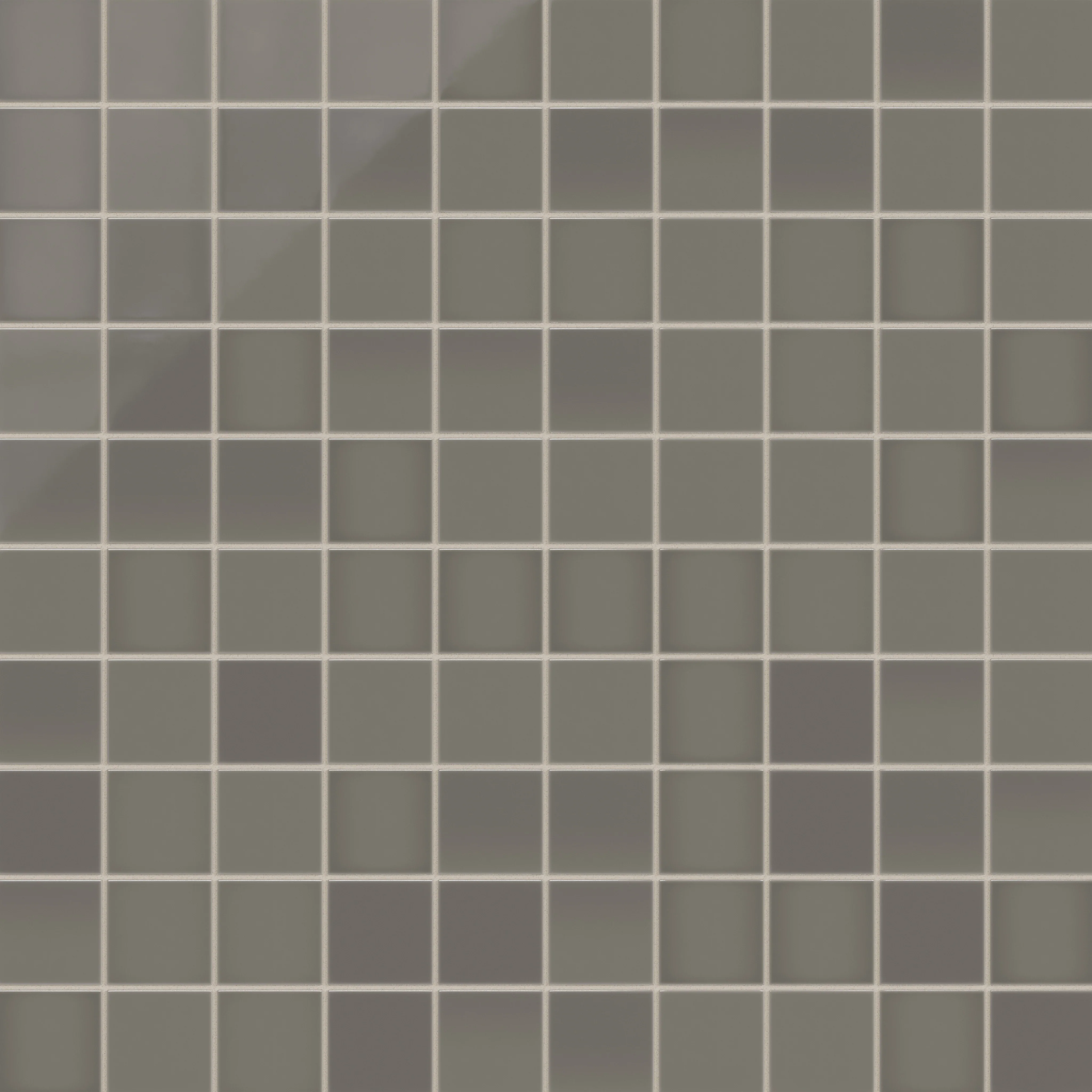 3x3 Straight Set Sheeted Natural Press Ceramic Mosaic Tile in Timberline Gloss - Storm Tile LLC