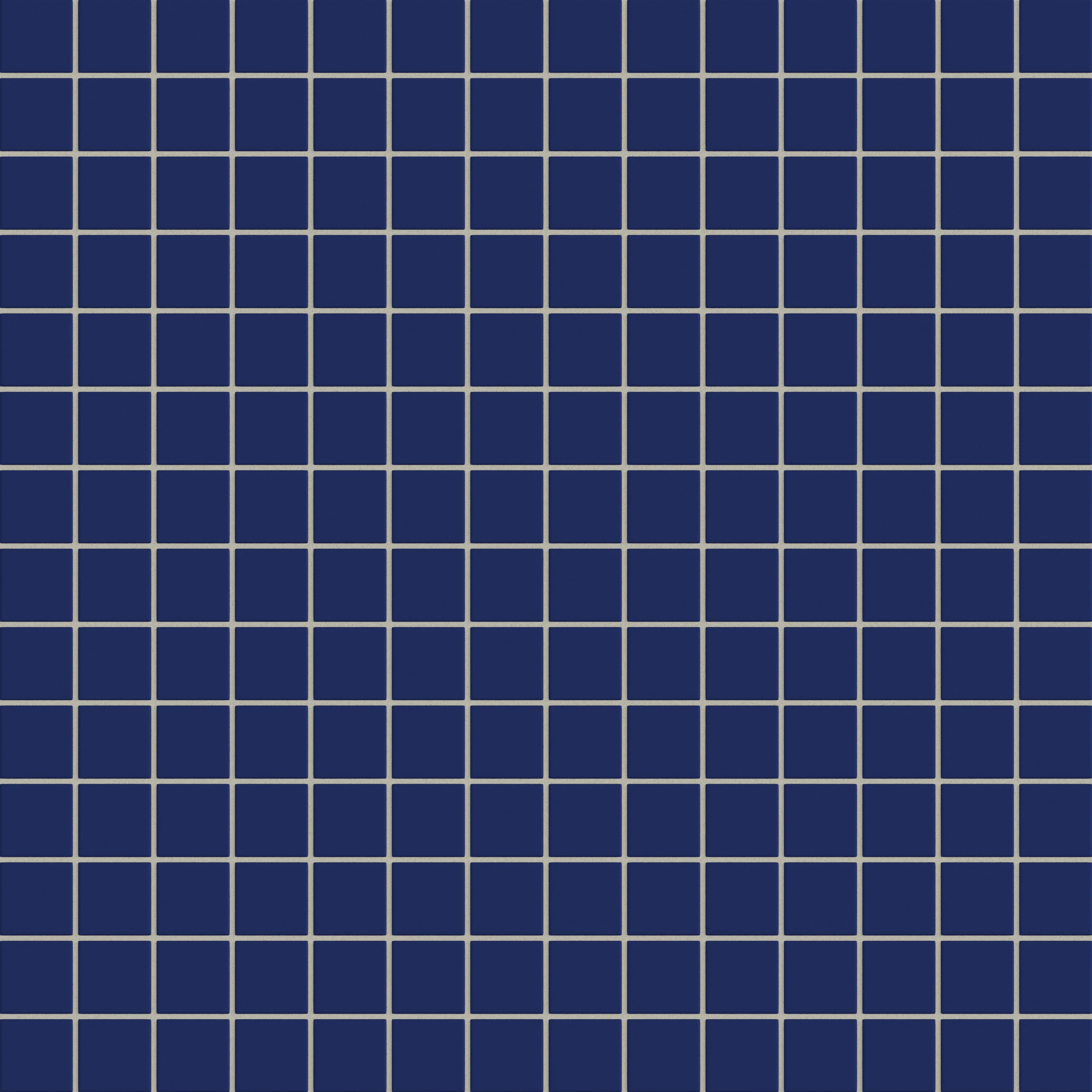 2x2 Straight Set Sheeted Natural Press Ceramic Mosaic Tile in Ultramarine Matte - Storm Tile LLC
