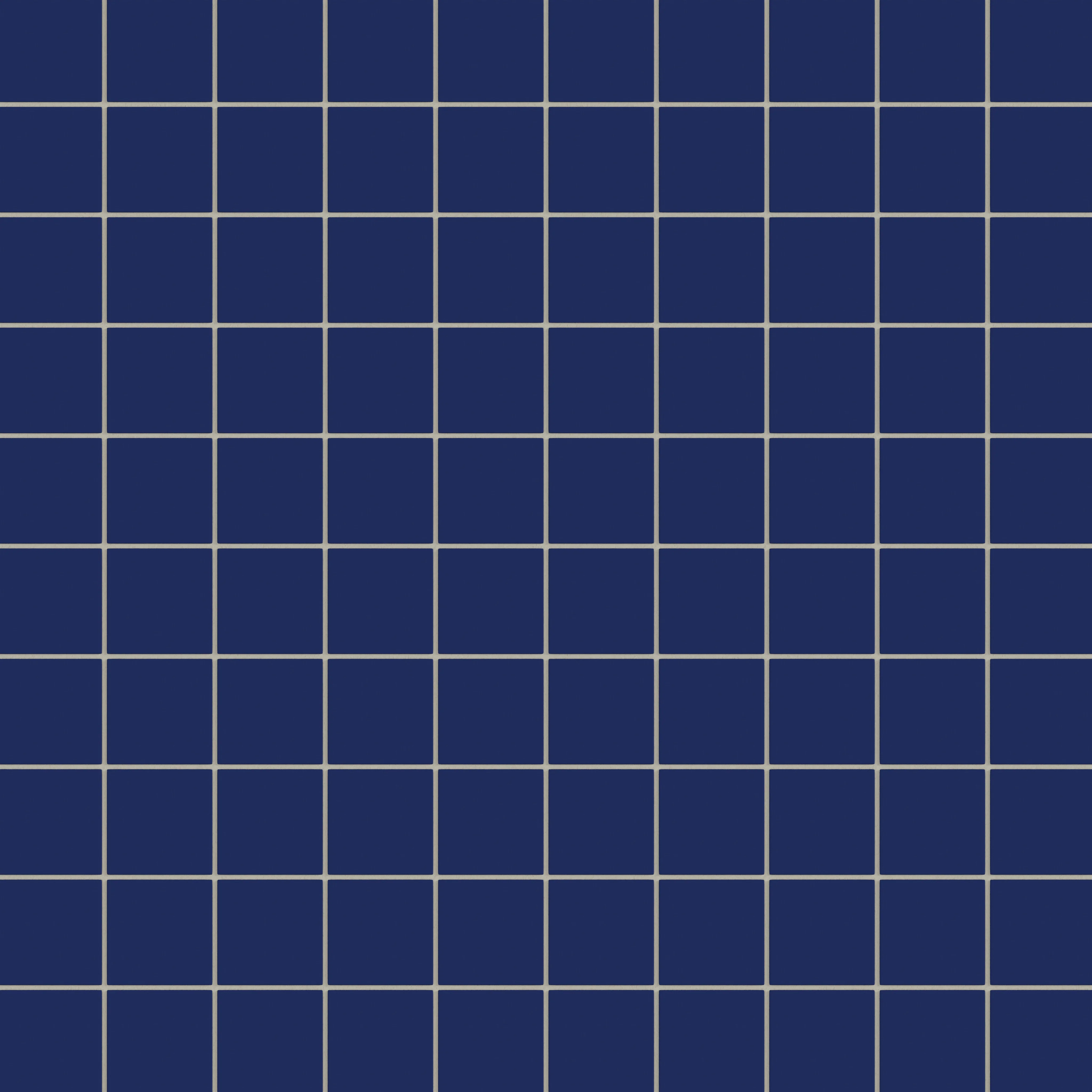 3x3 Straight Set Sheeted Natural Press Ceramic Mosaic Tile in Ultramarine Matte - Storm Tile LLC
