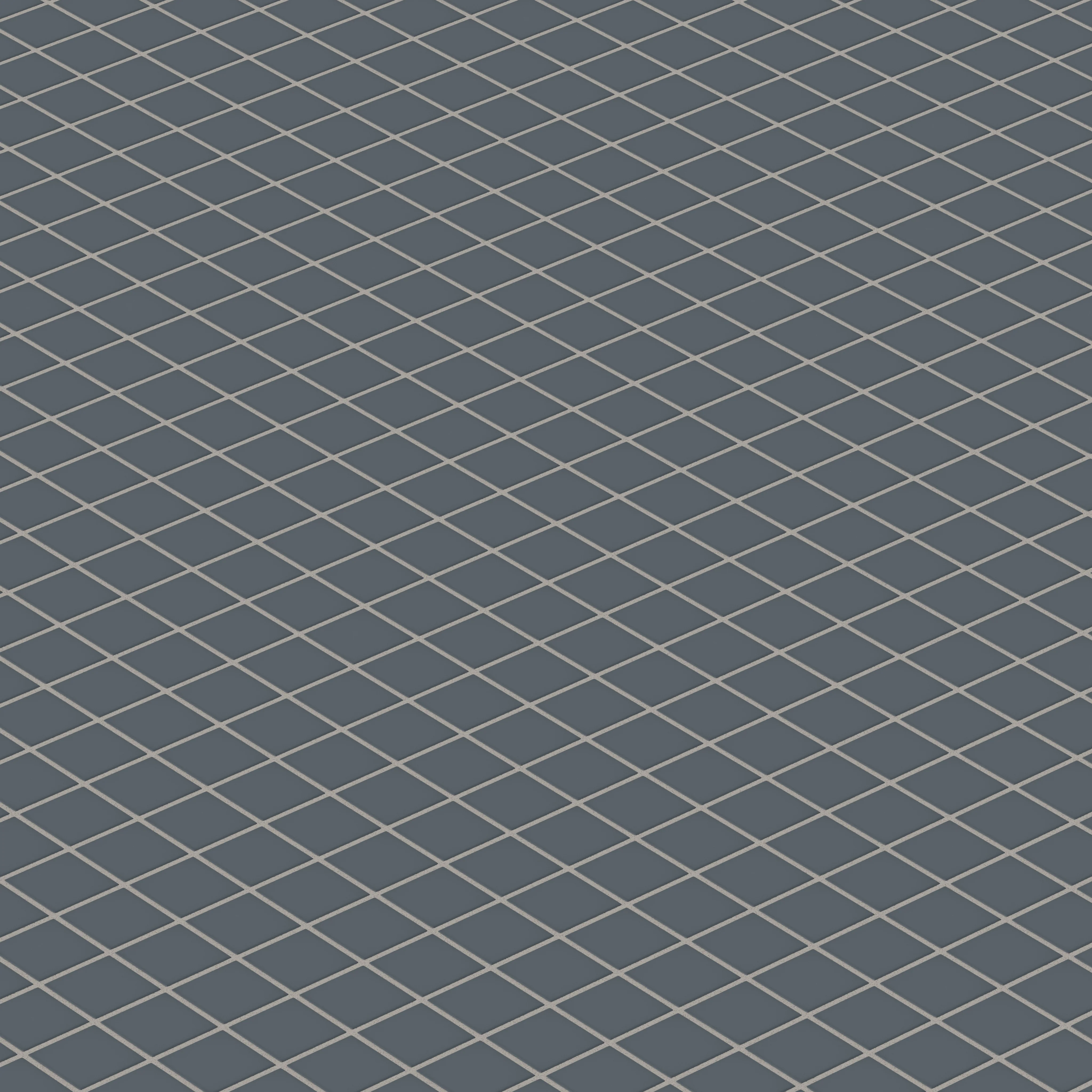 2x2 Straight Set Sheeted Natural Press Ceramic Mosaic Tile in Indigo Matte - Storm Tile LLC