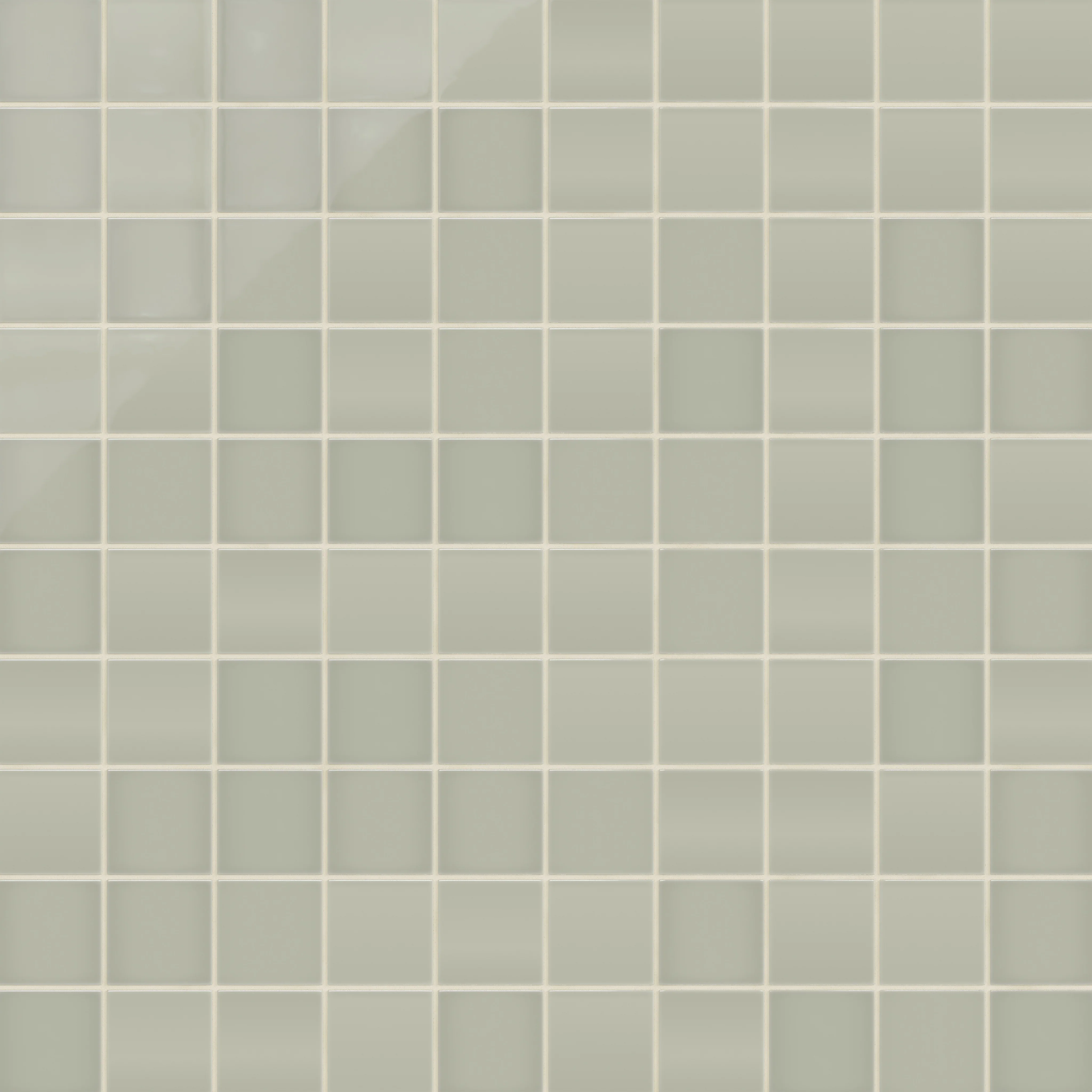 3x3 Straight Set Sheeted Natural Press Ceramic Mosaic Tile in Manzanita Gloss - Storm Tile LLC