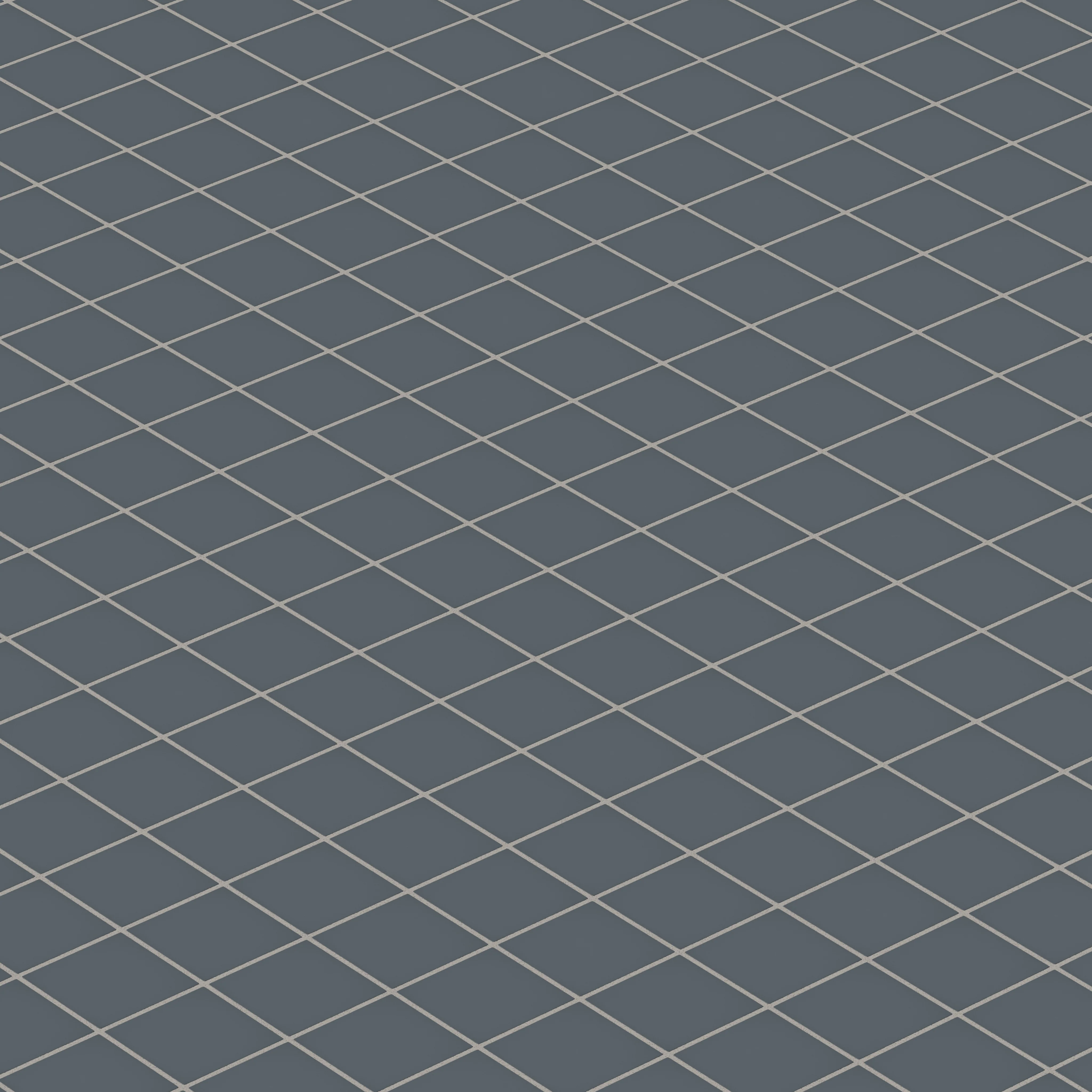 3x3 Straight Set Sheeted Natural Press Ceramic Mosaic Tile in Indigo Matte - Storm Tile LLC
