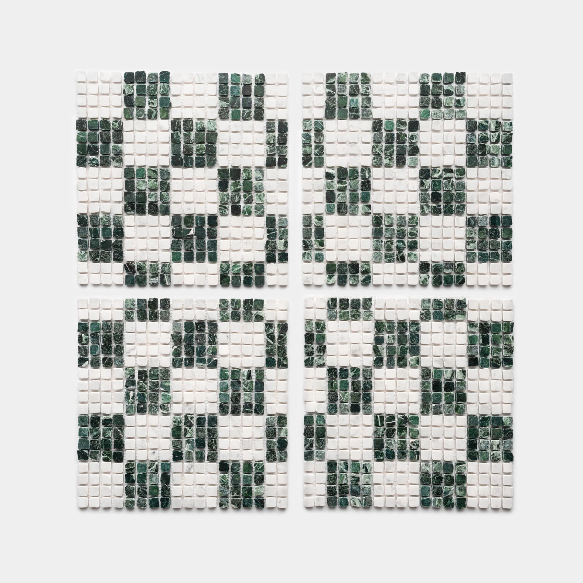 Check in Carrara + Verde Alpi - Storm Tile LLC
