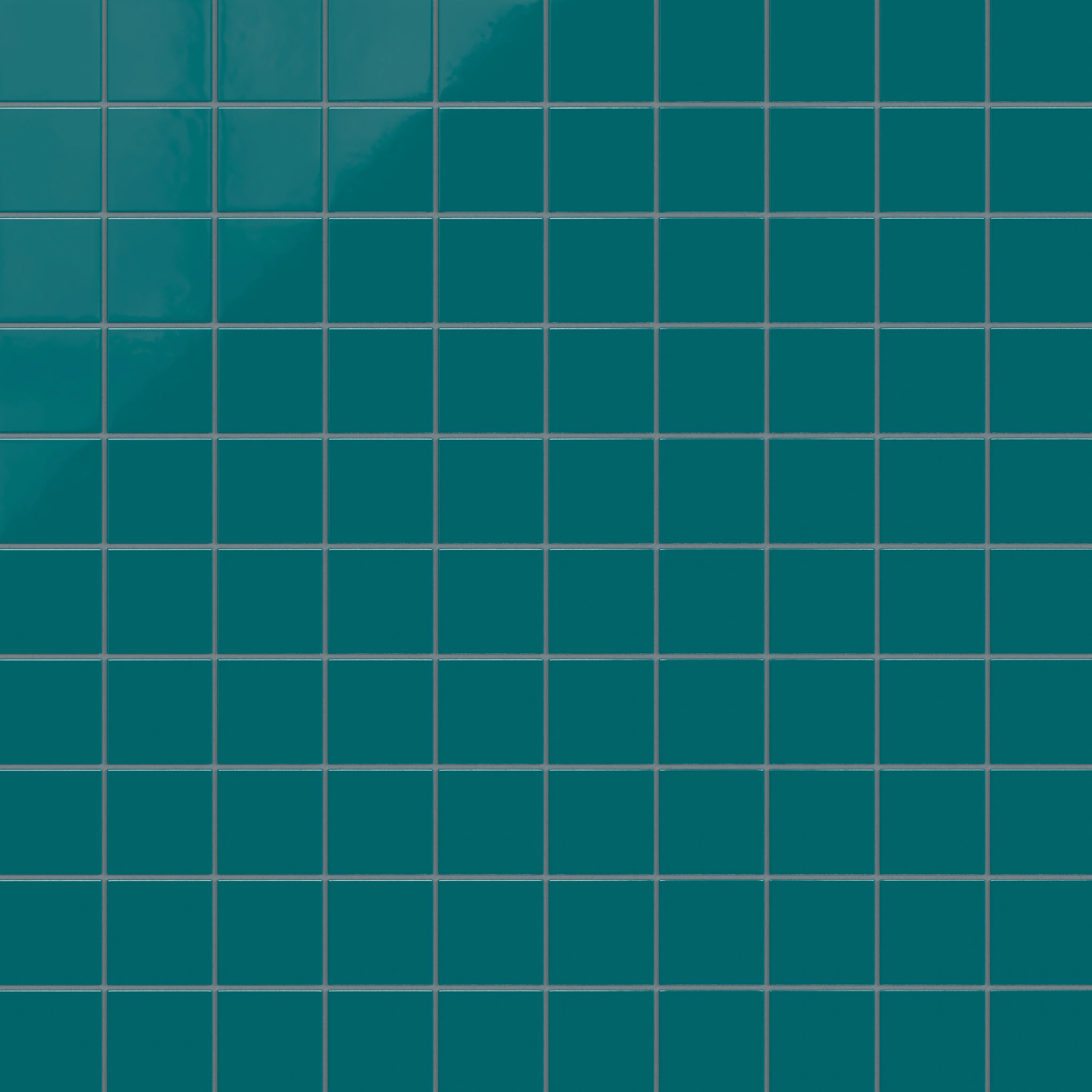 3x3 Straight Set Sheeted Natural Press Ceramic Mosaic Tile in Maya Blue Gloss - Storm Tile LLC
