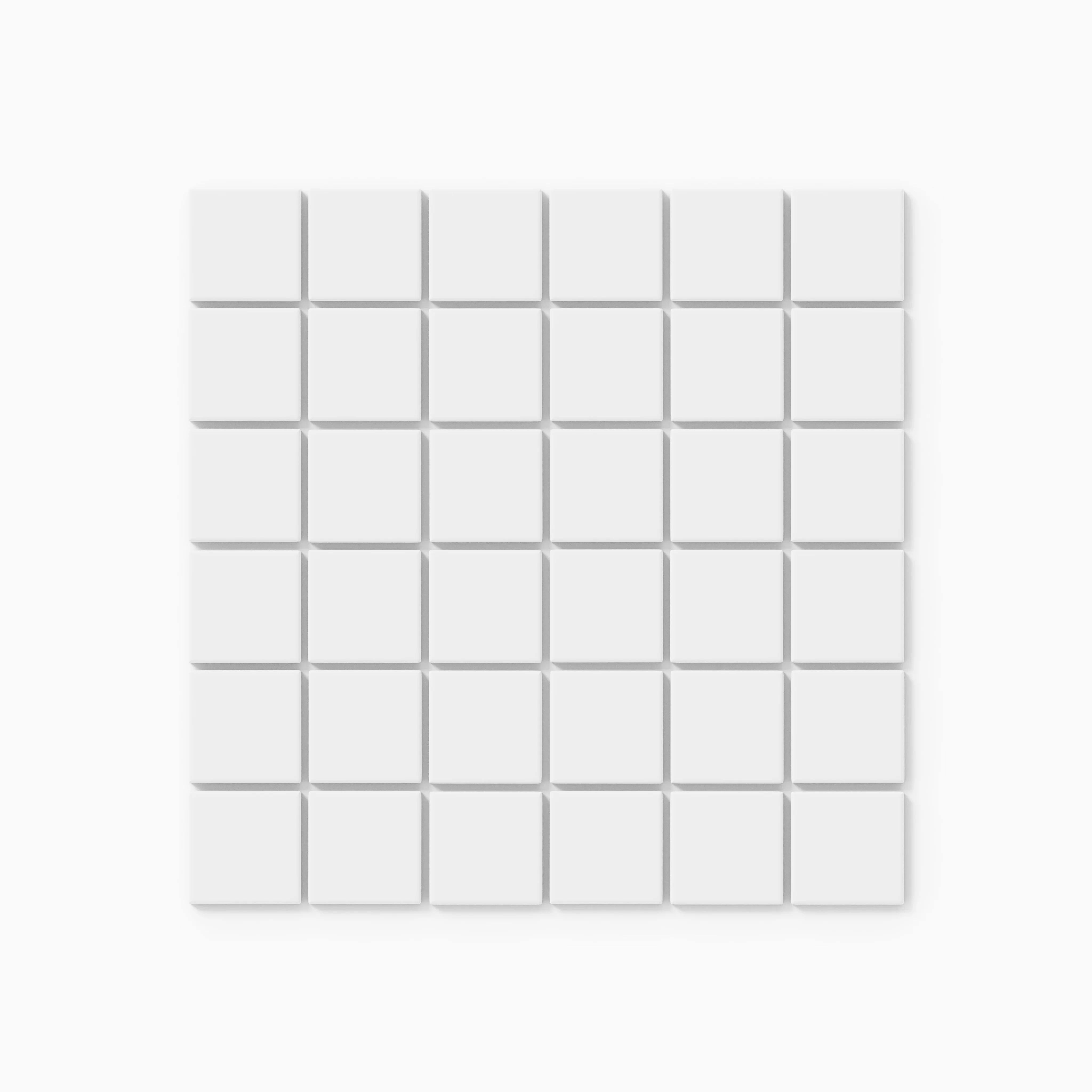 2x2 Straight Set Sheeted Natural Press Ceramic Mosaic Tile in Salt Creek Matte - Storm Tile LLC