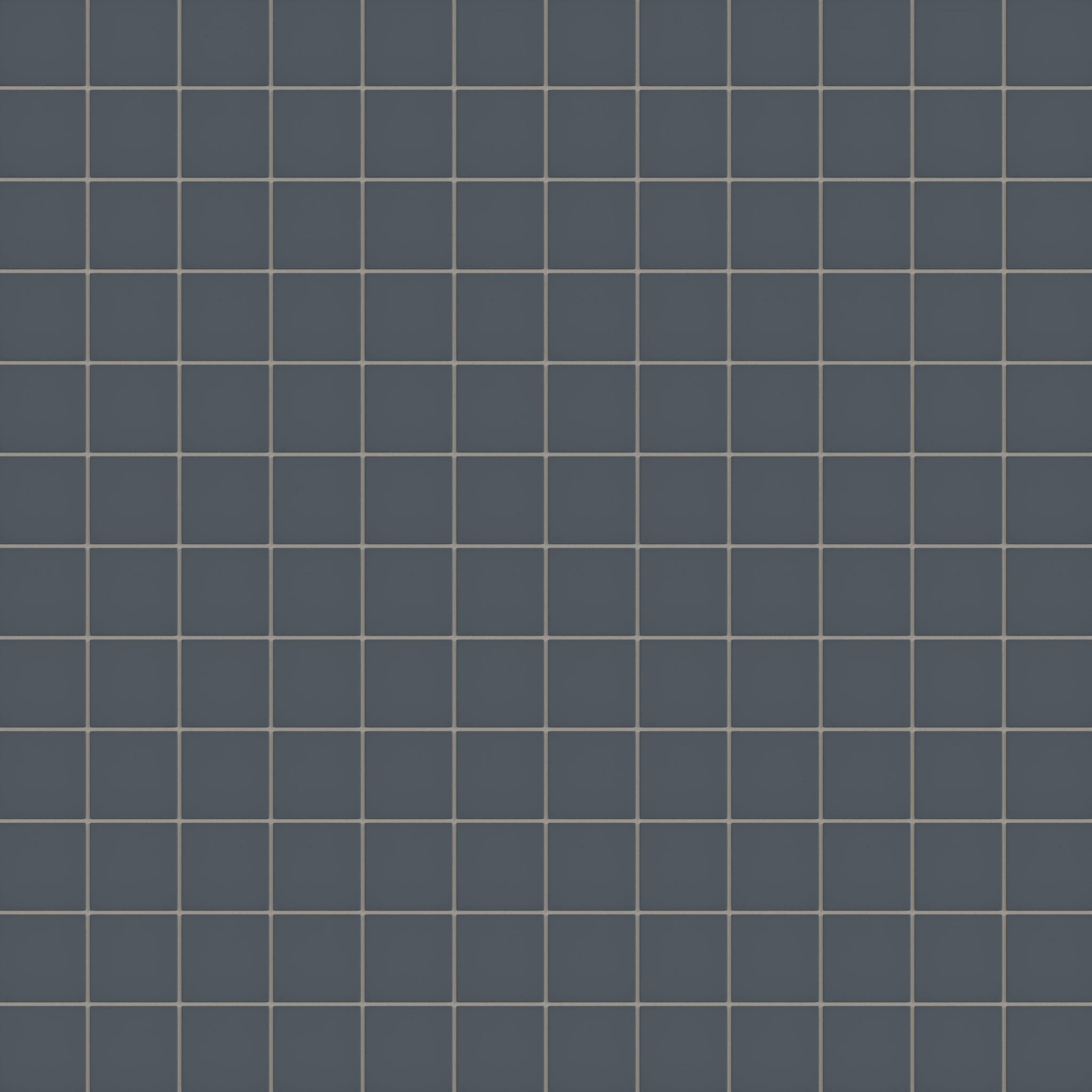 3x3 Straight Set Sheeted Natural Press Ceramic Mosaic Tile in Indigo Matte - Storm Tile LLC