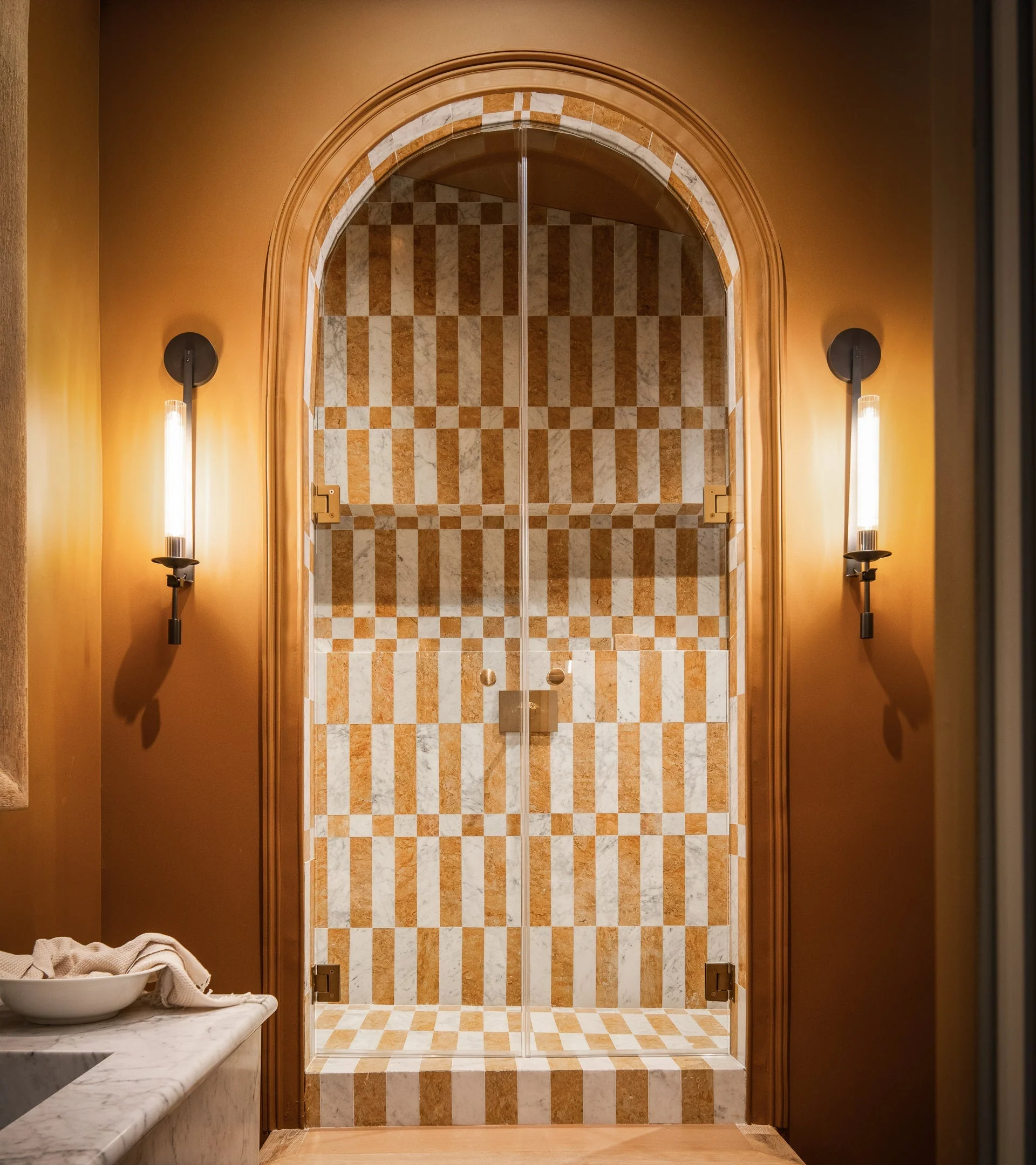 Lucca in Carrara + Giallo Reale - Storm Tile LLC