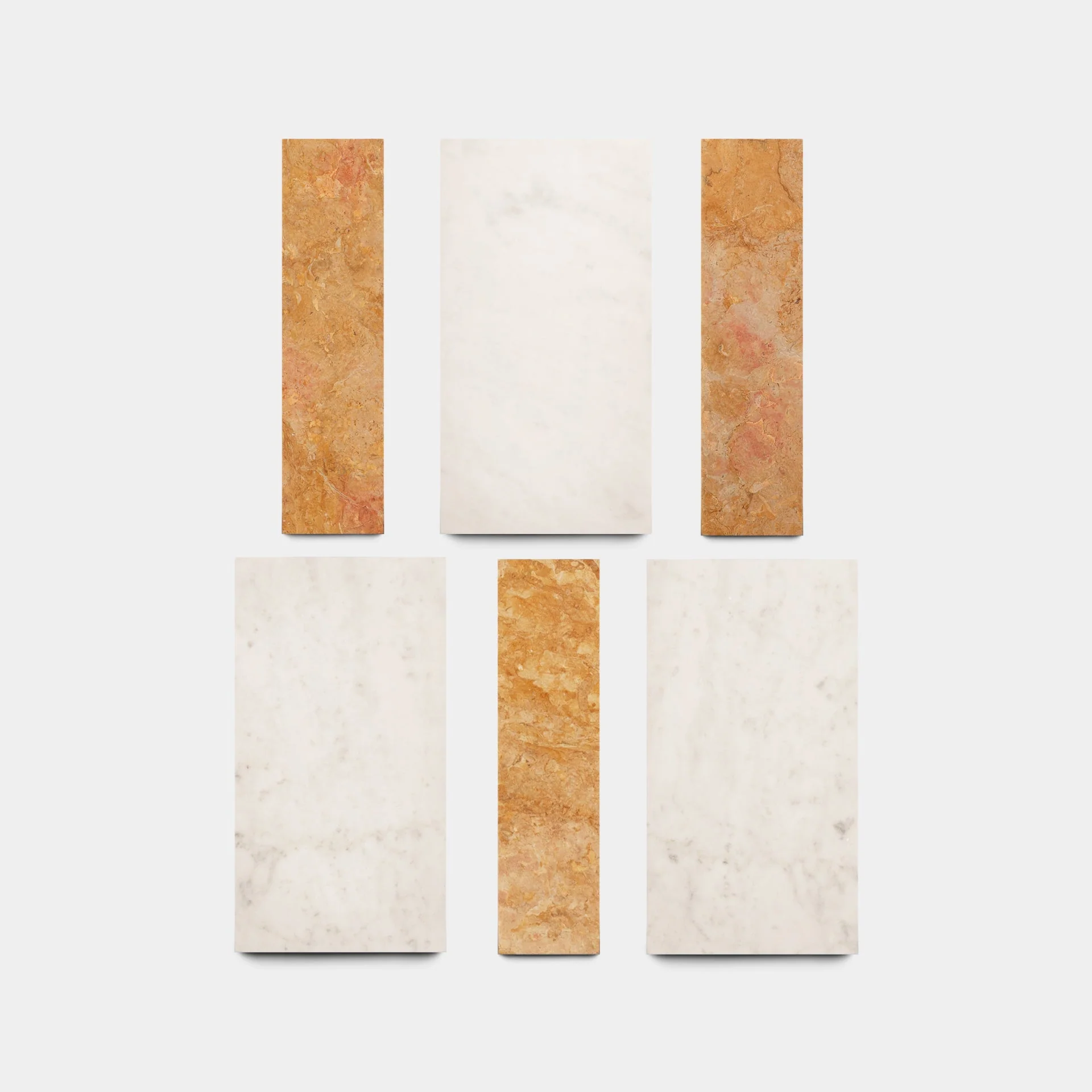 Lorenzo in Carrara + Giallo Reale - Storm Tile LLC