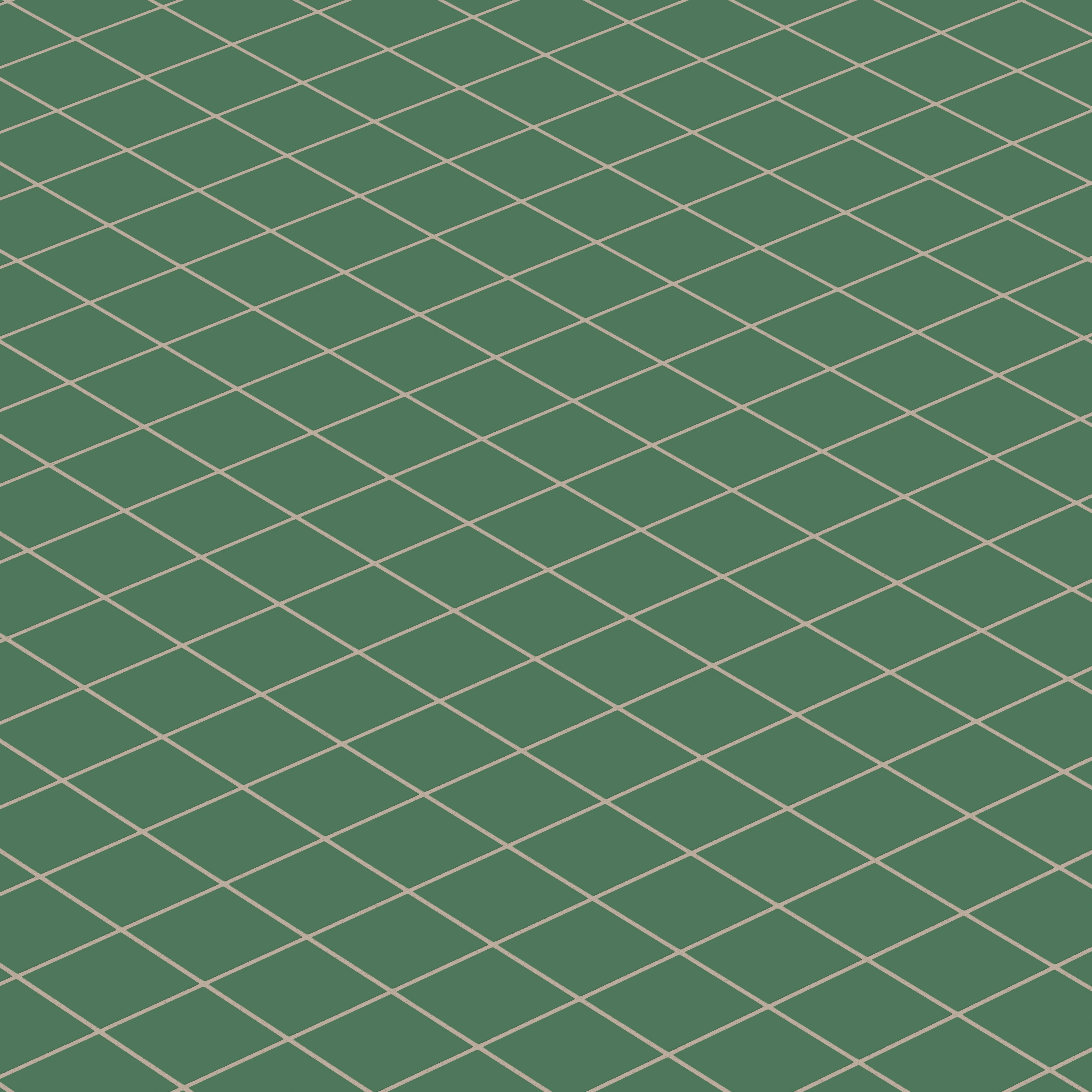 3x3 Straight Set Sheeted Natural Press Ceramic Mosaic Tile in Viridian Matte - Storm Tile LLC
