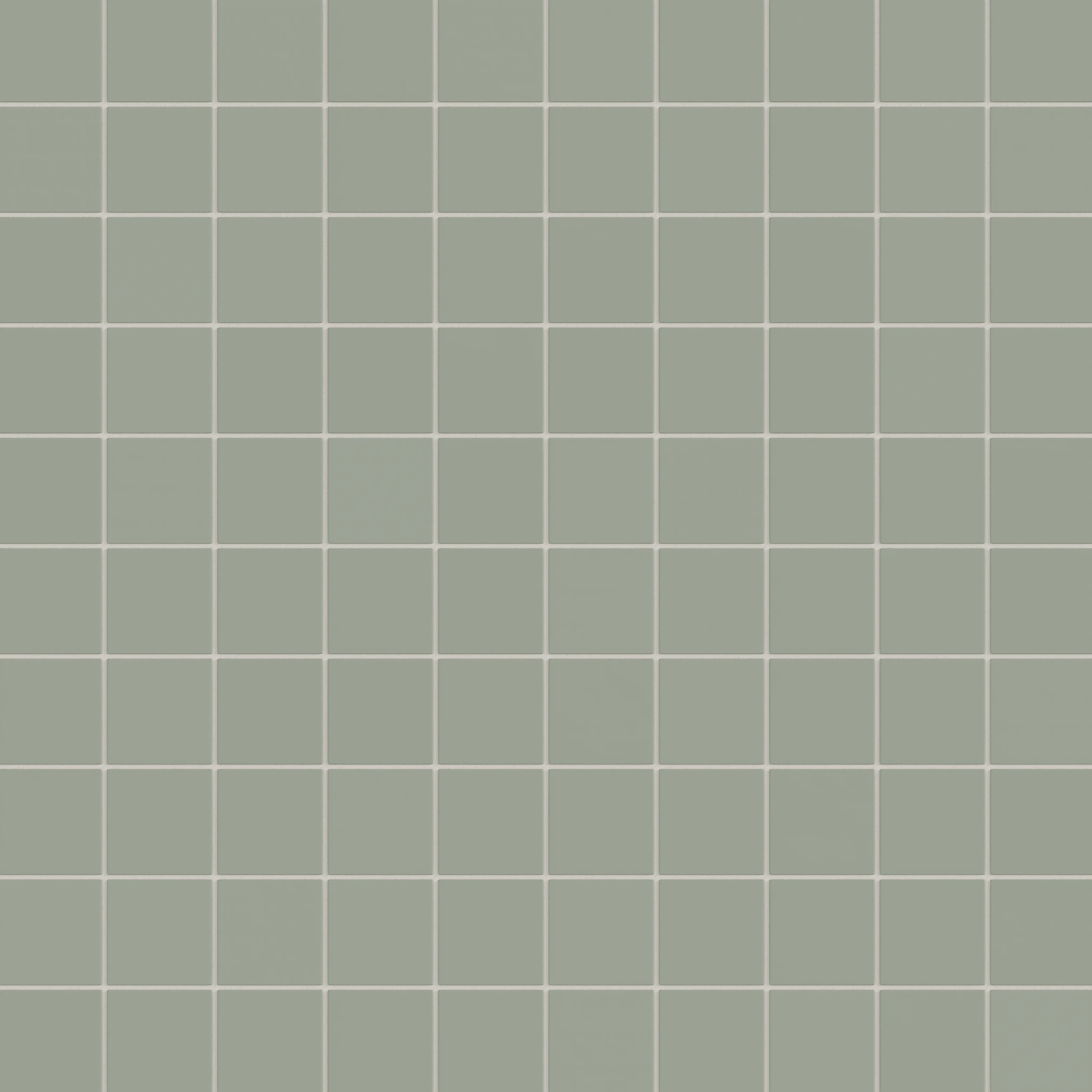3x3 Straight Set Sheeted Natural Press Ceramic Mosaic Tile in Terre Verte Matte - Storm Tile LLC
