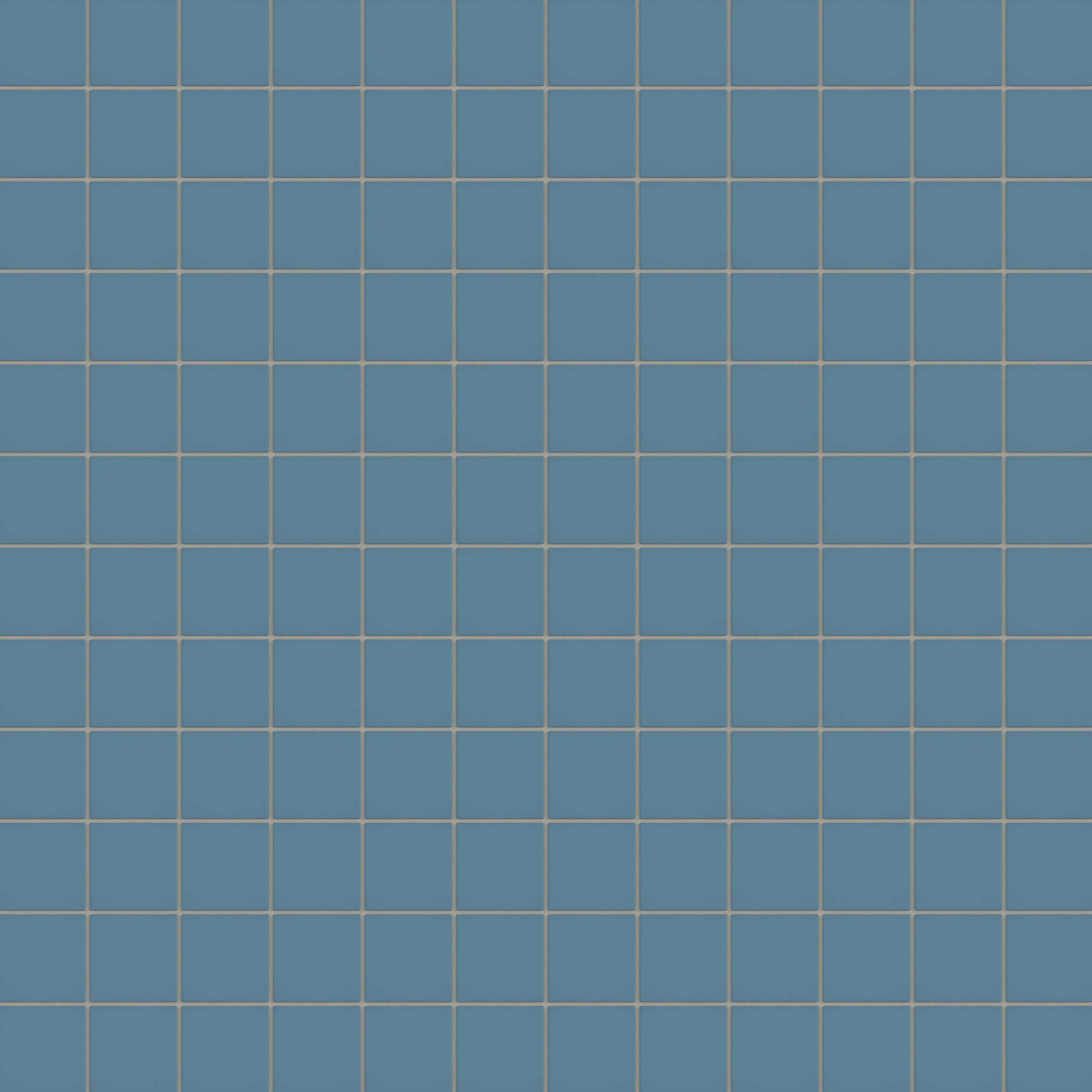 3x3 Straight Set Sheeted Natural Press Ceramic Mosaic Tile in Azurite Matte - Storm Tile LLC