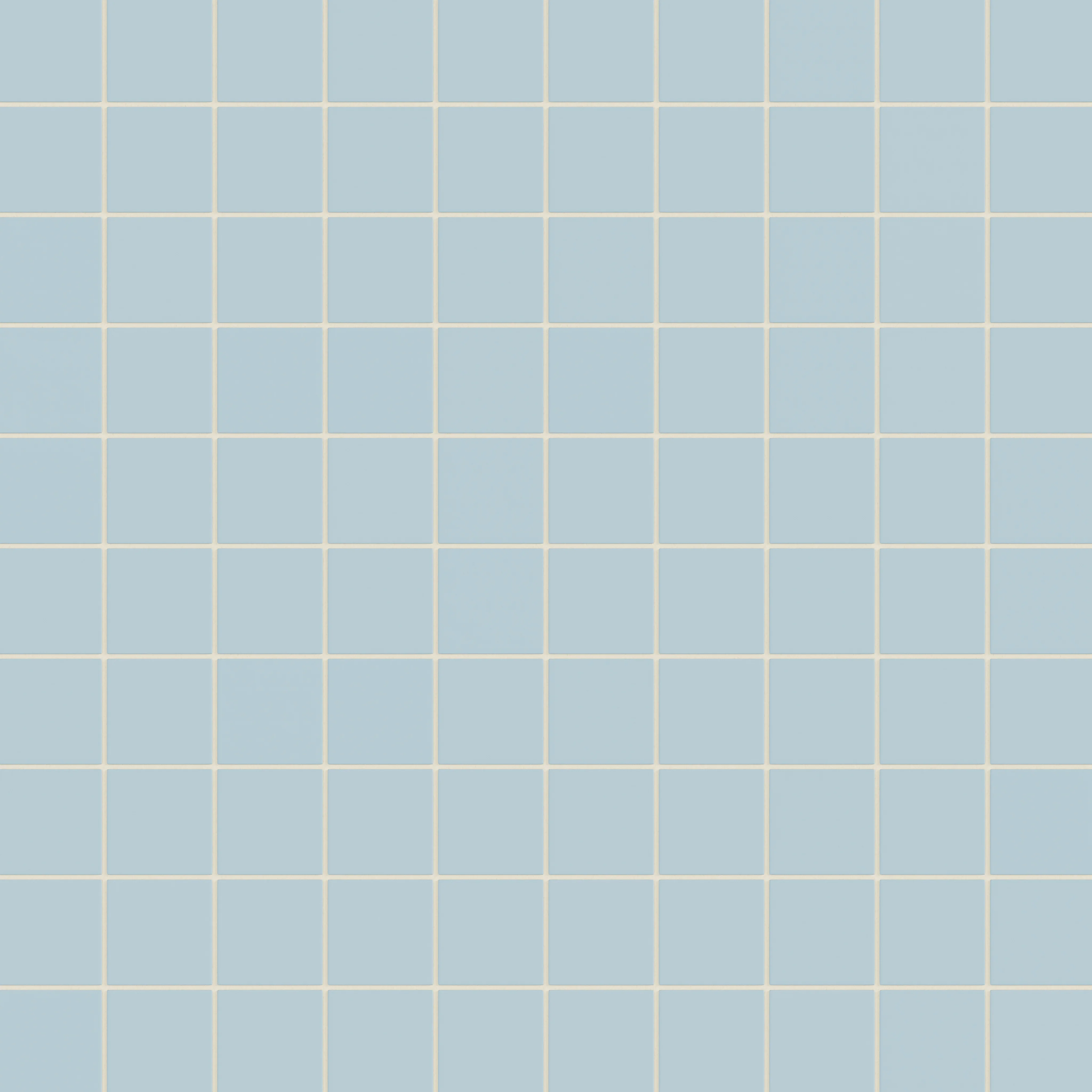 3x3 Straight Set Sheeted Natural Press Ceramic Mosaic Tile in Egyptian Blue Matte - Storm Tile LLC
