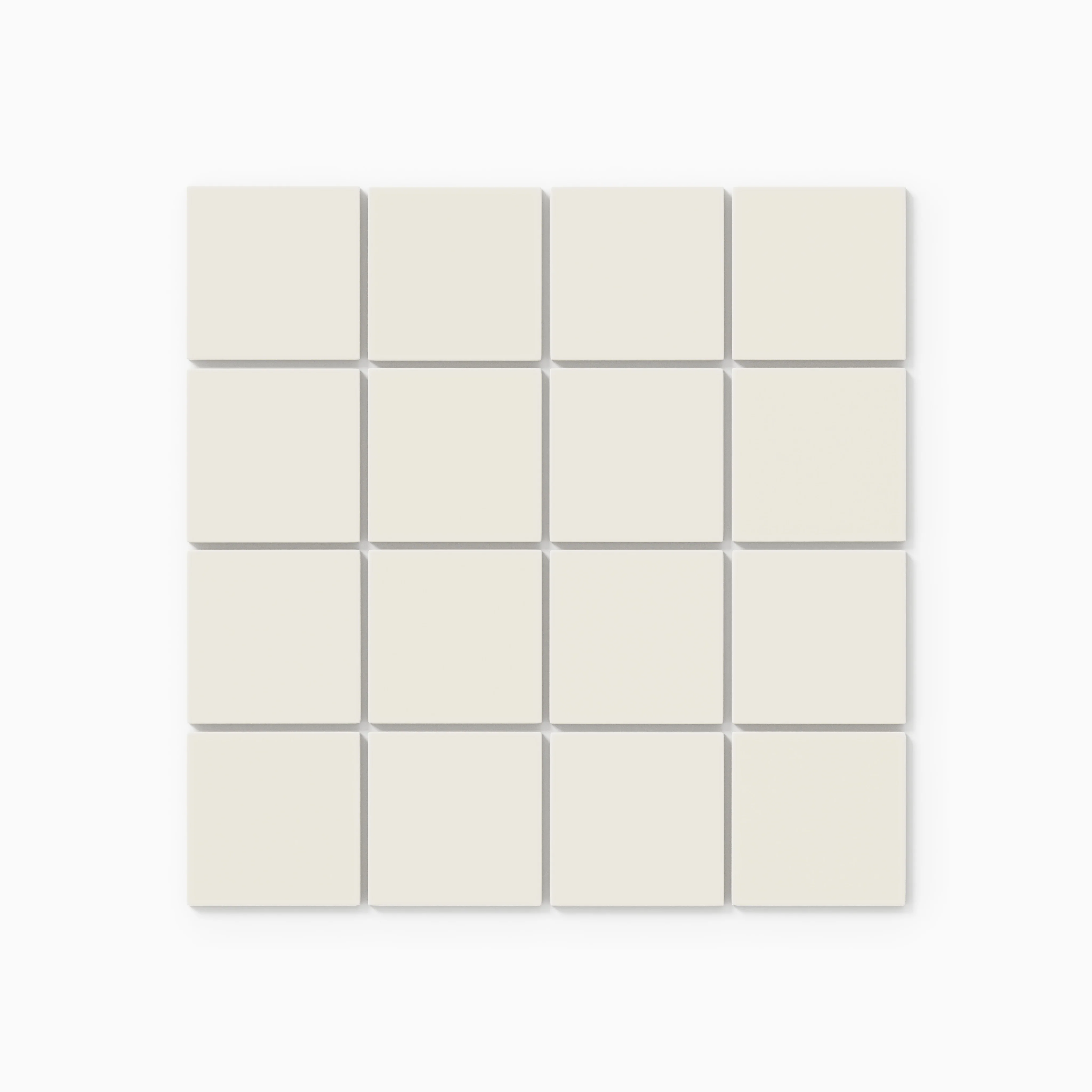 3x3 Straight Set Sheeted Natural Press Ceramic Mosaic Tile in Salt Creek Gloss - Storm Tile LLC