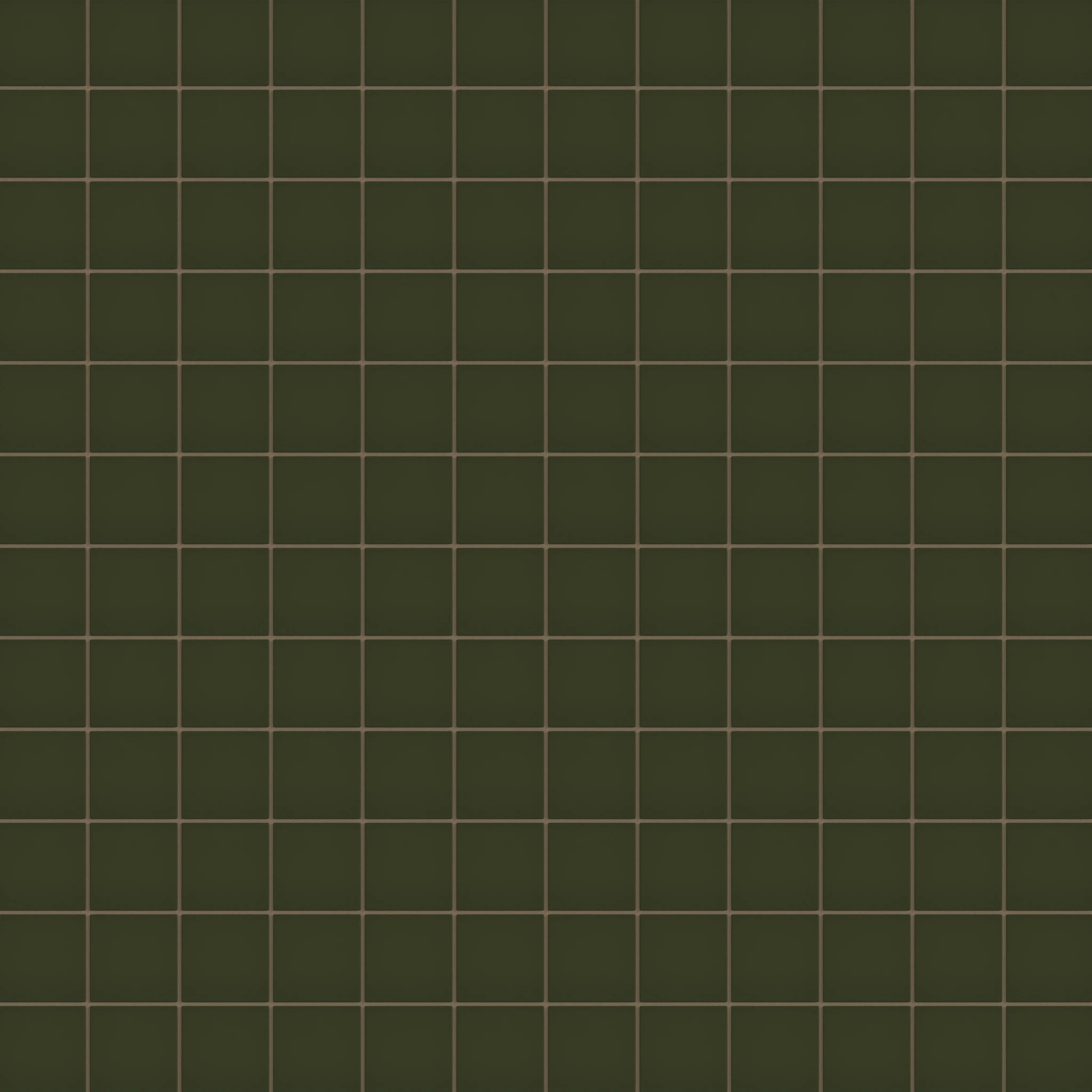 3x3 Straight Set Sheeted Natural Press Ceramic Mosaic Tile in Green Apatite Matte - Storm Tile LLC
