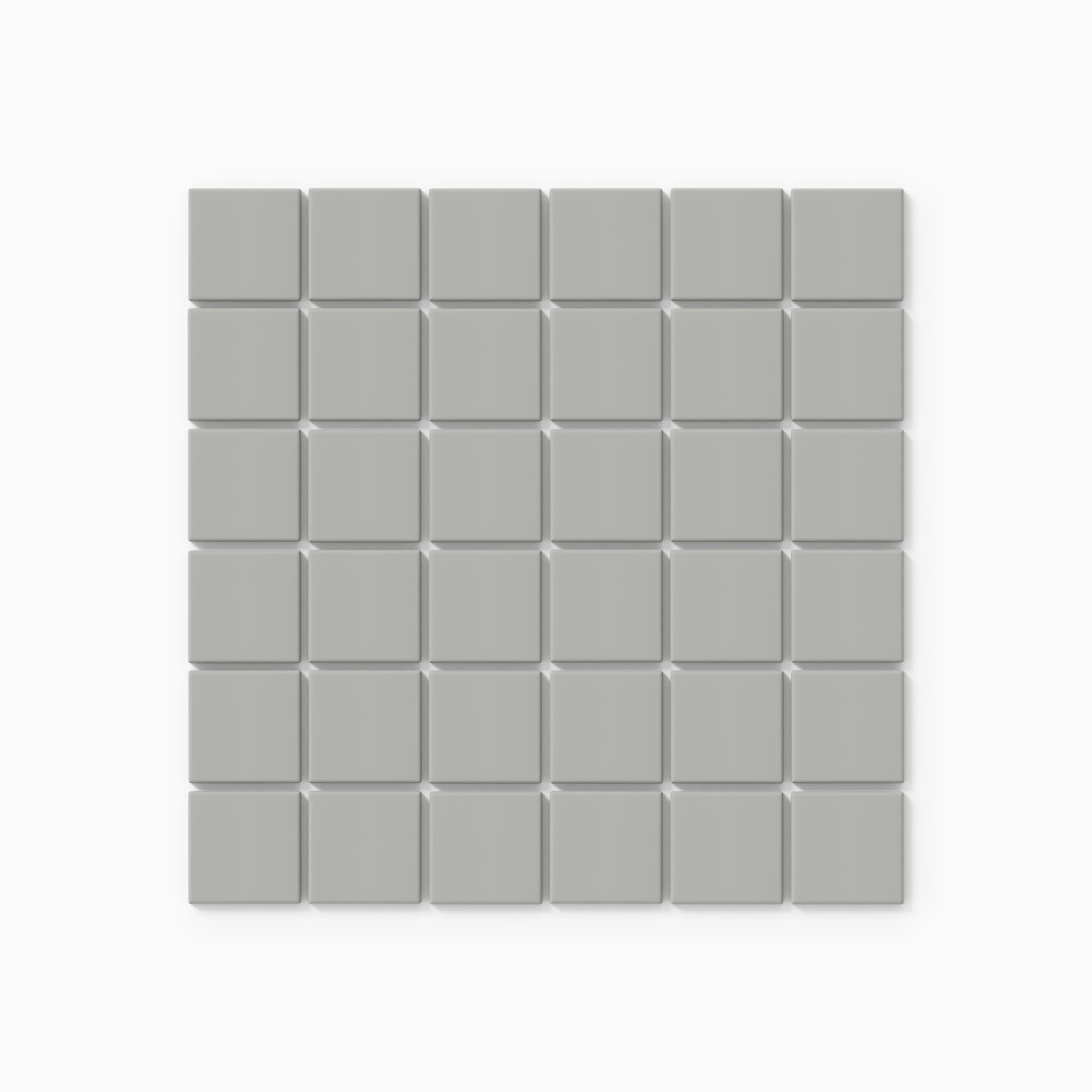 2x2 Straight Set Sheeted Natural Press Ceramic Mosaic Tile in Puget Sound Matte - Storm Tile LLC