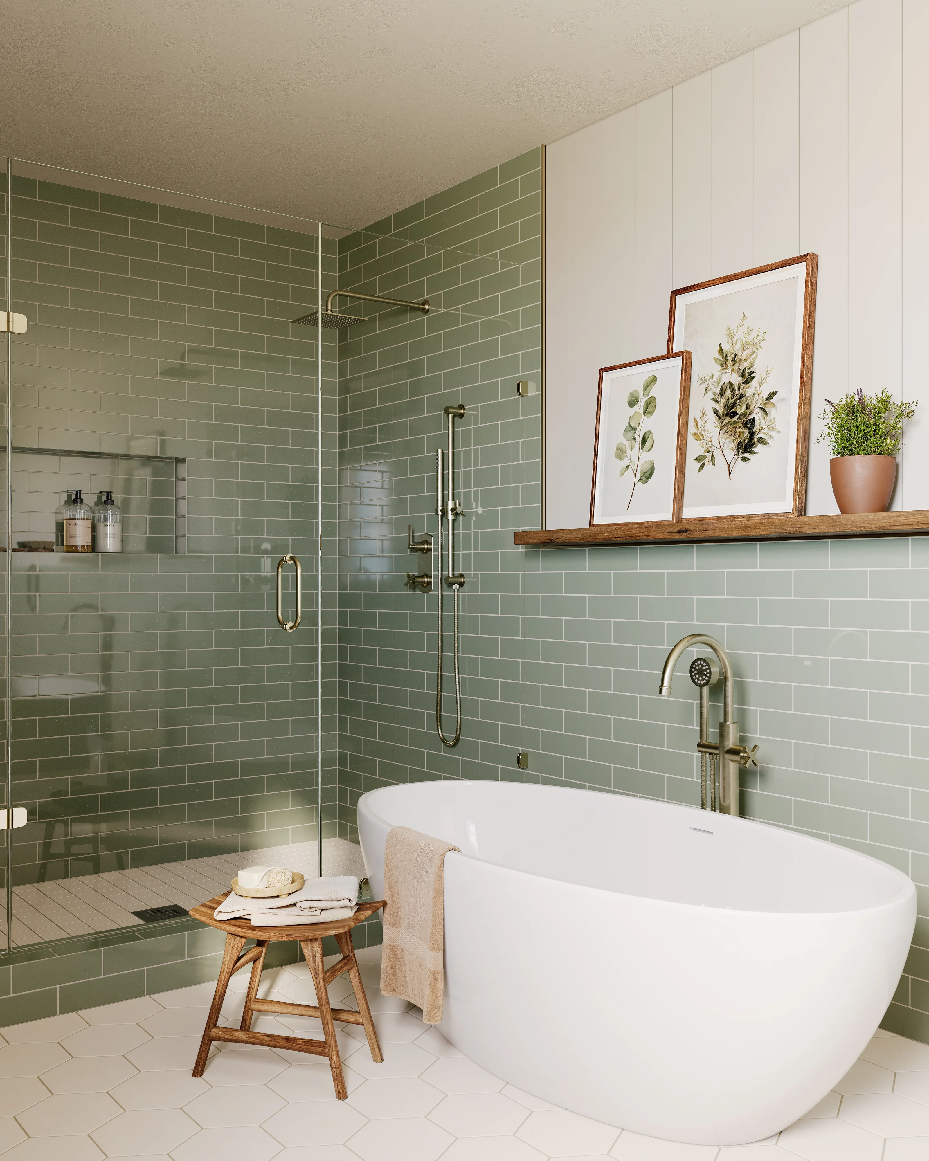 3x3 Straight Set Sheeted Natural Press Ceramic Mosaic Tile in Pearl Matte - Storm Tile LLC