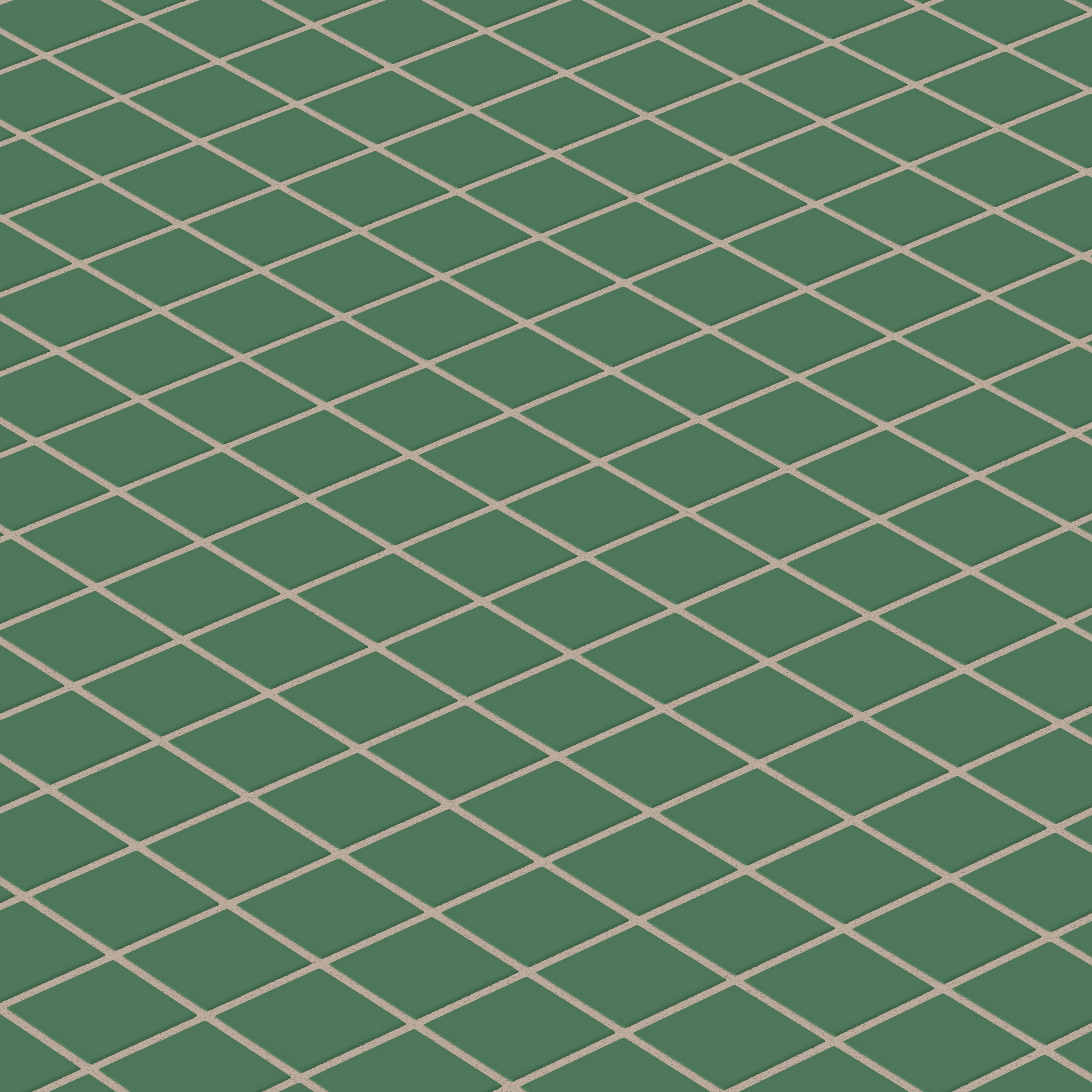 2x2 Straight Set Sheeted Natural Press Ceramic Mosaic Tile in Viridian Matte - Storm Tile LLC
