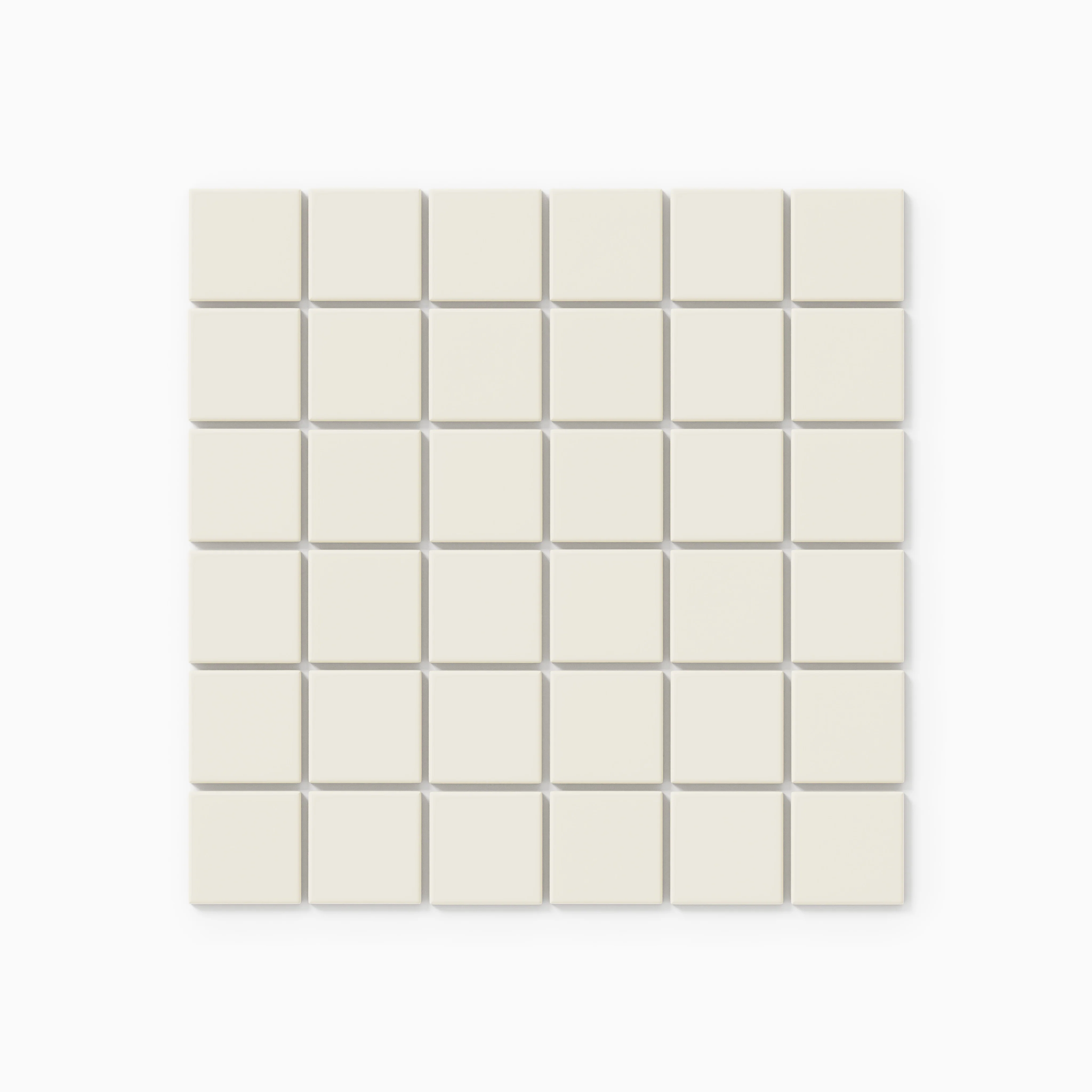 2x2 Straight Set Sheeted Natural Press Ceramic Mosaic Tile in Salt Creek Gloss - Storm Tile LLC