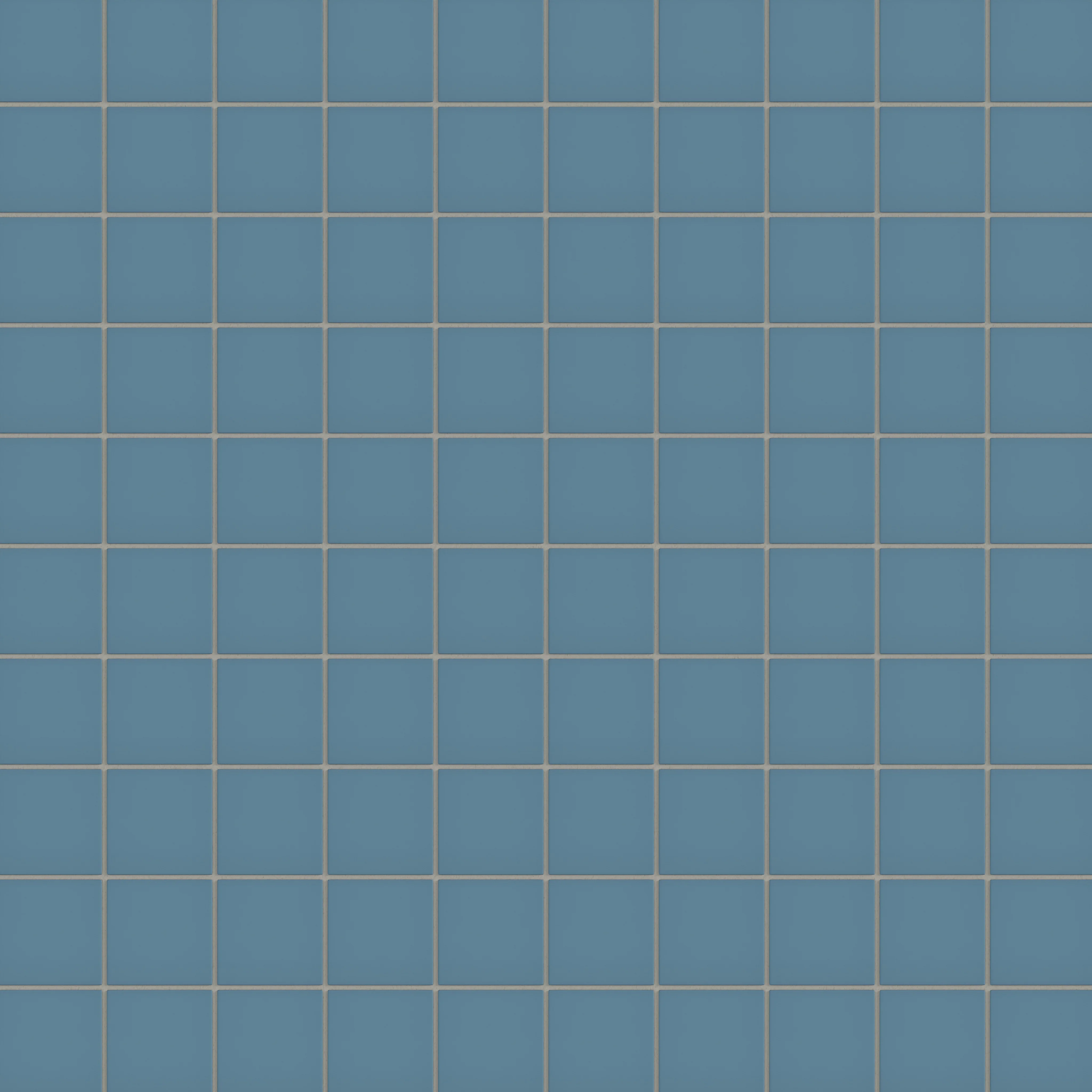 3x3 Straight Set Sheeted Natural Press Ceramic Mosaic Tile in Azurite Matte - Storm Tile LLC