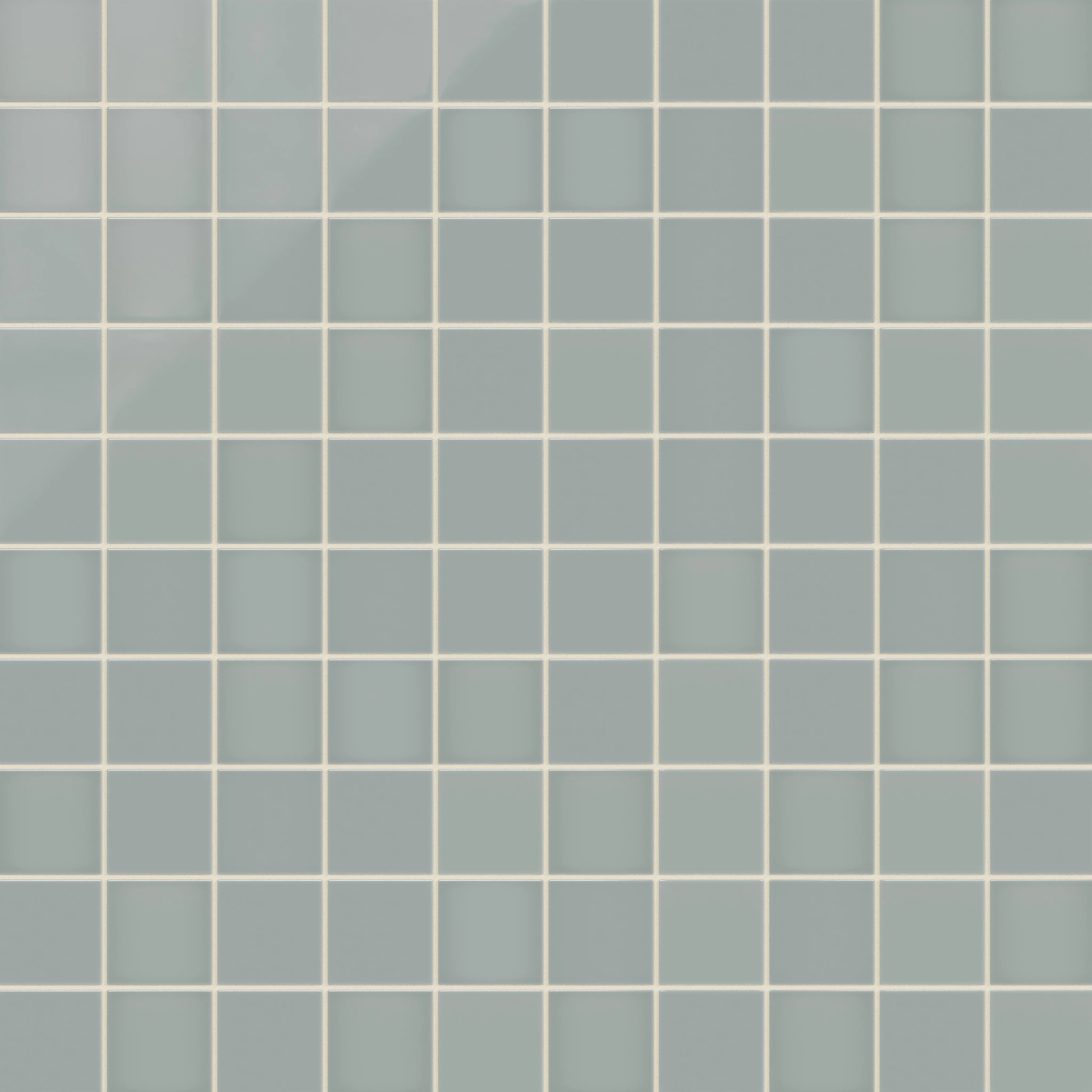 3x3 Straight Set Sheeted Natural Press Ceramic Mosaic Tile in Hood River Gloss - Storm Tile LLC