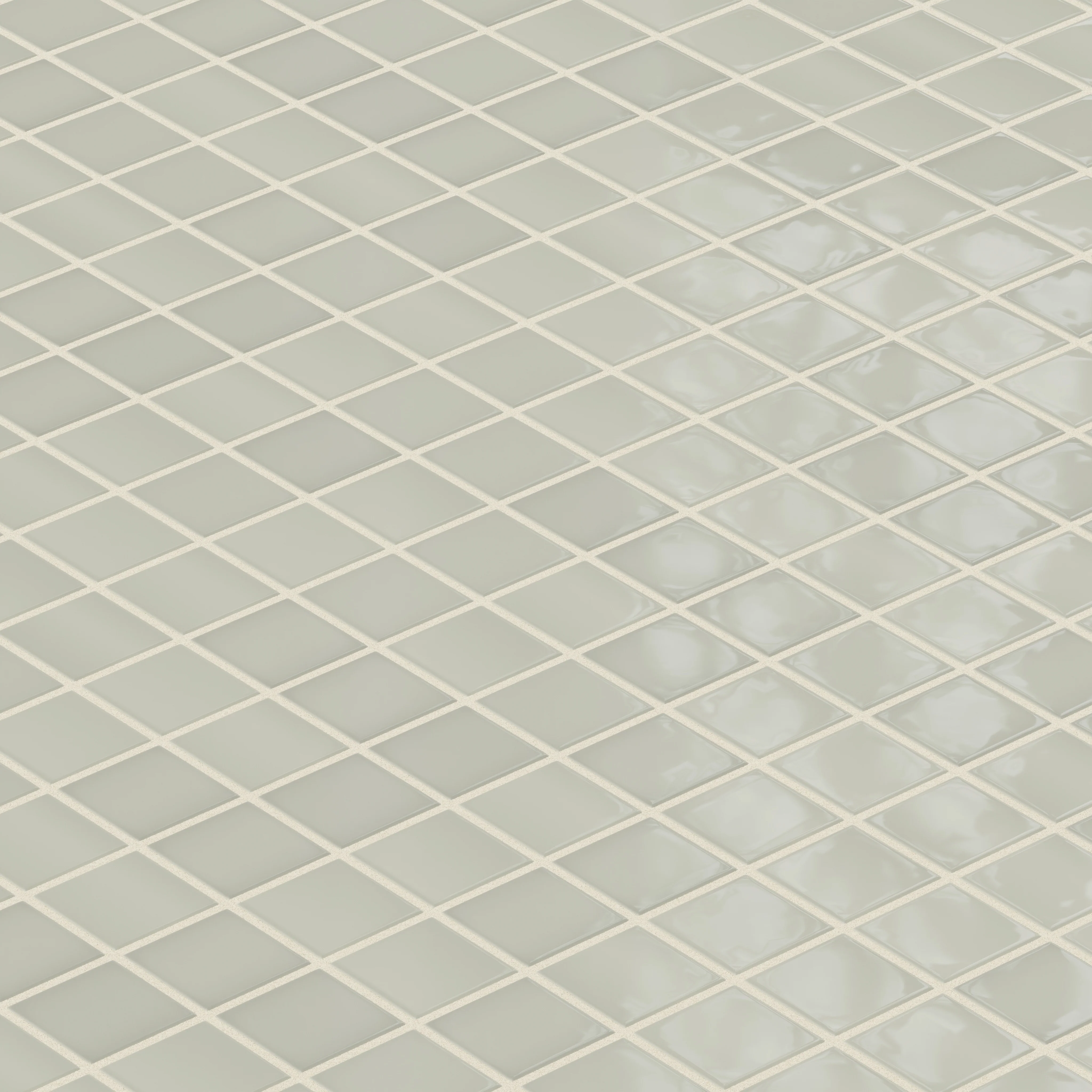 2x2 Straight Set Sheeted Natural Press Ceramic Mosaic Tile in Manzanita Gloss - Storm Tile LLC
