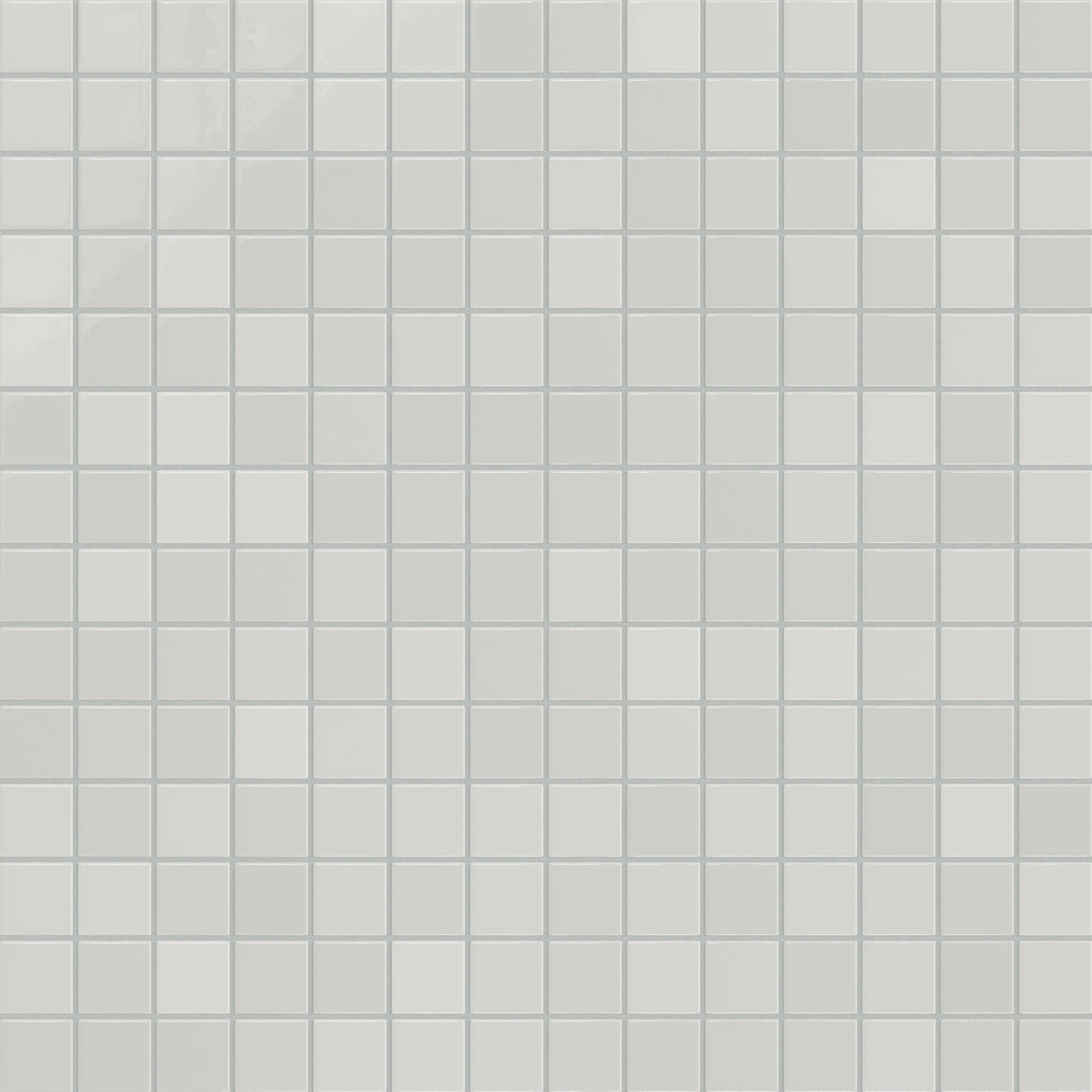 2x2 Straight Set Sheeted Natural Press Ceramic Mosaic Tile in Cloud Cover Gloss - Storm Tile LLC