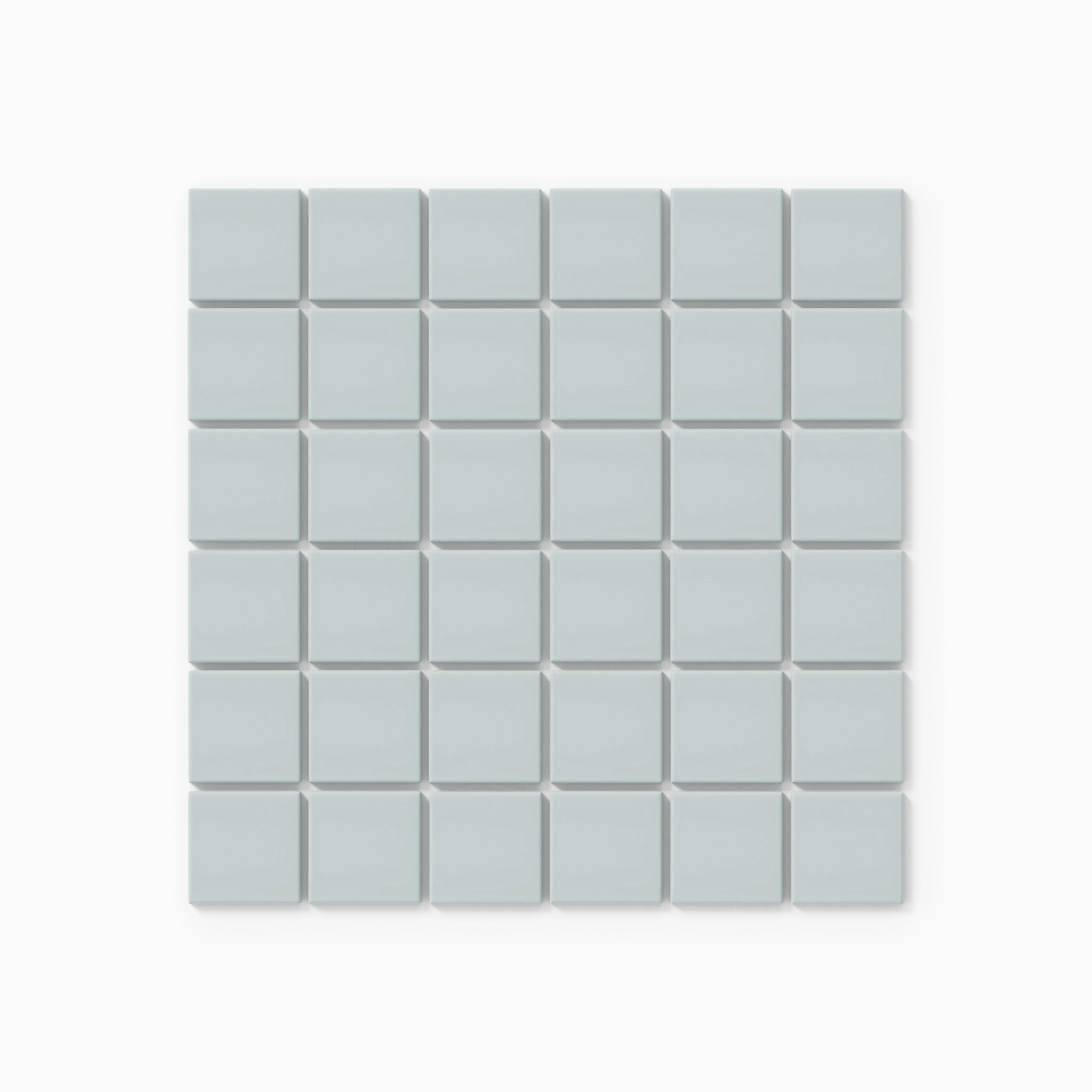 2x2 Straight Set Sheeted Natural Press Ceramic Mosaic Tile in Hood River Matte - Storm Tile LLC