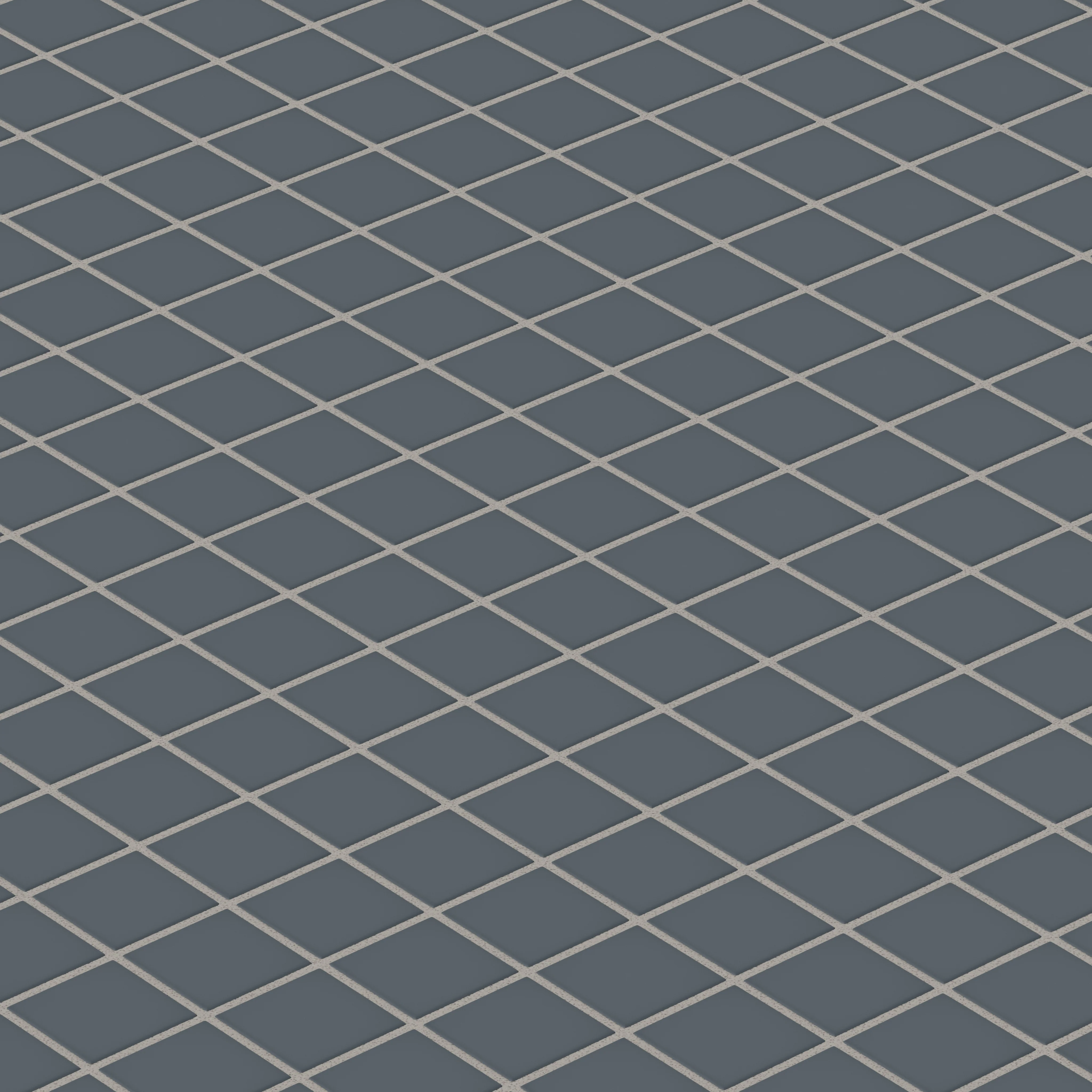 2x2 Straight Set Sheeted Natural Press Ceramic Mosaic Tile in Indigo Matte - Storm Tile LLC