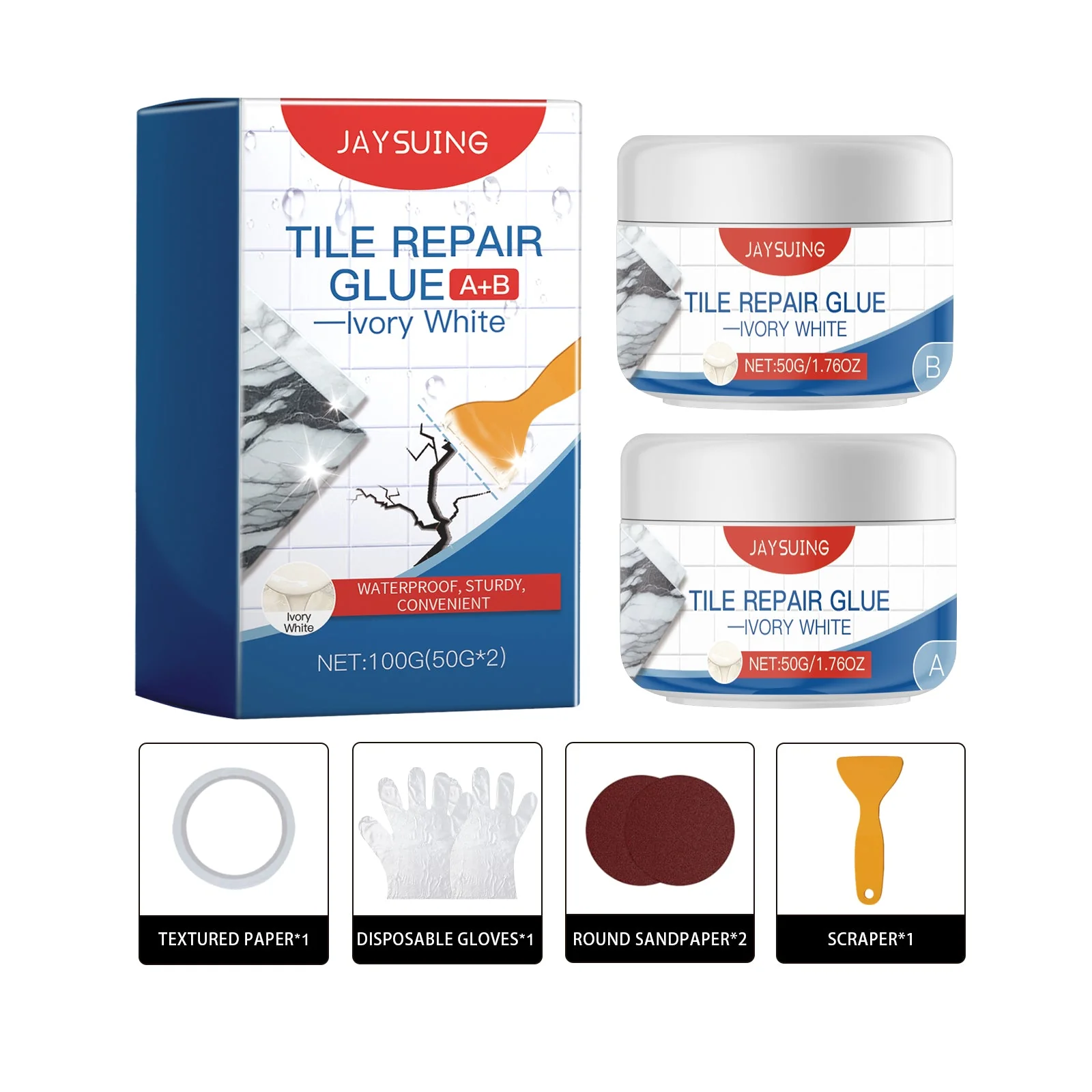 Tile Repair Glue, Living Room Bathroom Wall Tile Repair Leak Gap Waterproof Sealing Tile Repair Glue - Storm Tile LLC